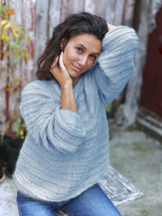 MELT Pullover hellblau