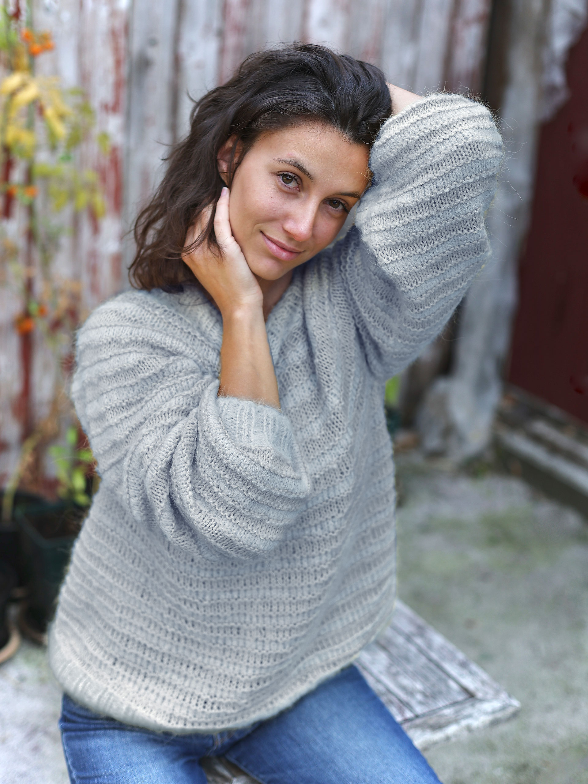 MELT Pullover nebelblau