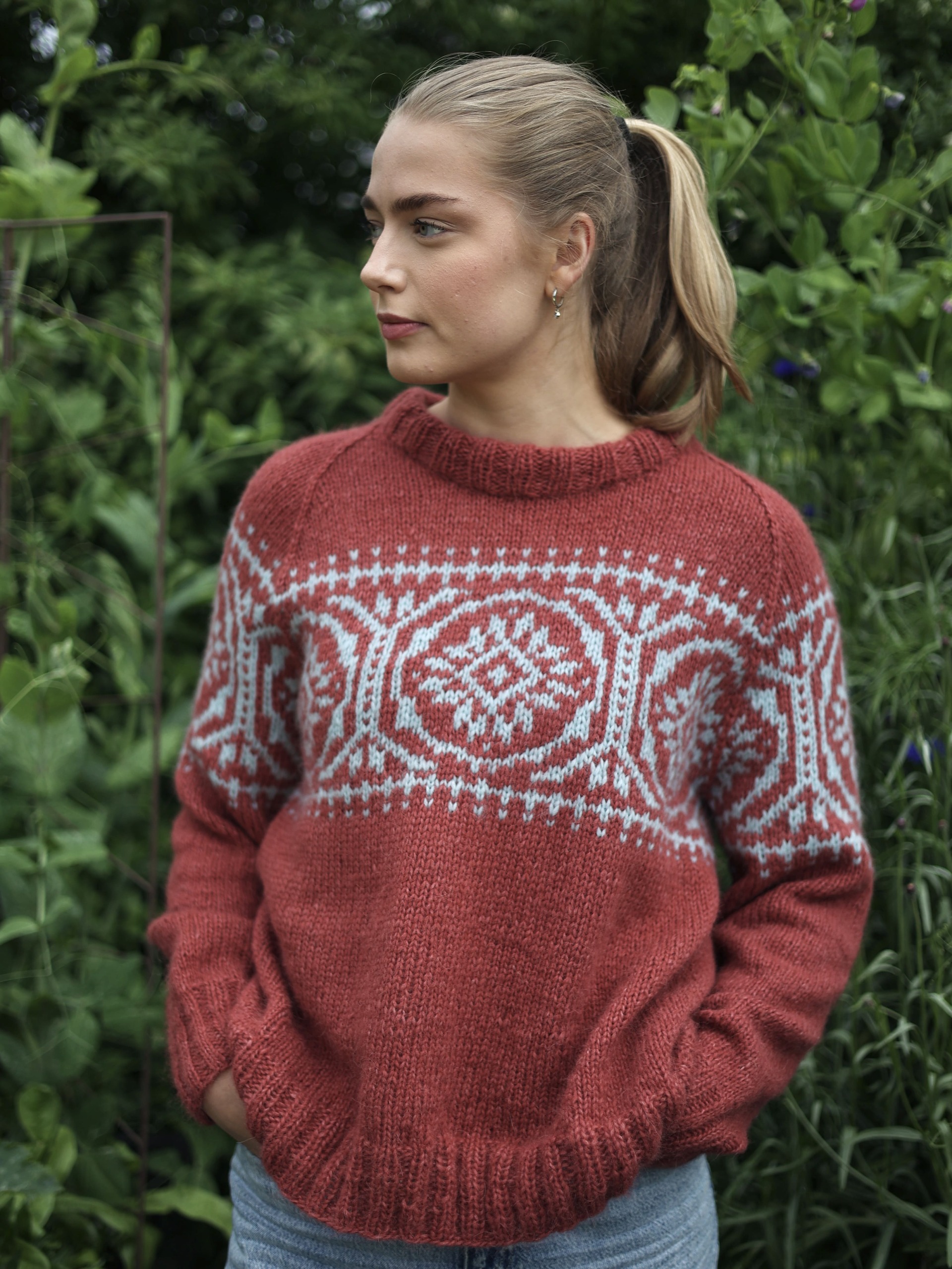 424R-03 REPEAT ME Damen Pullover 