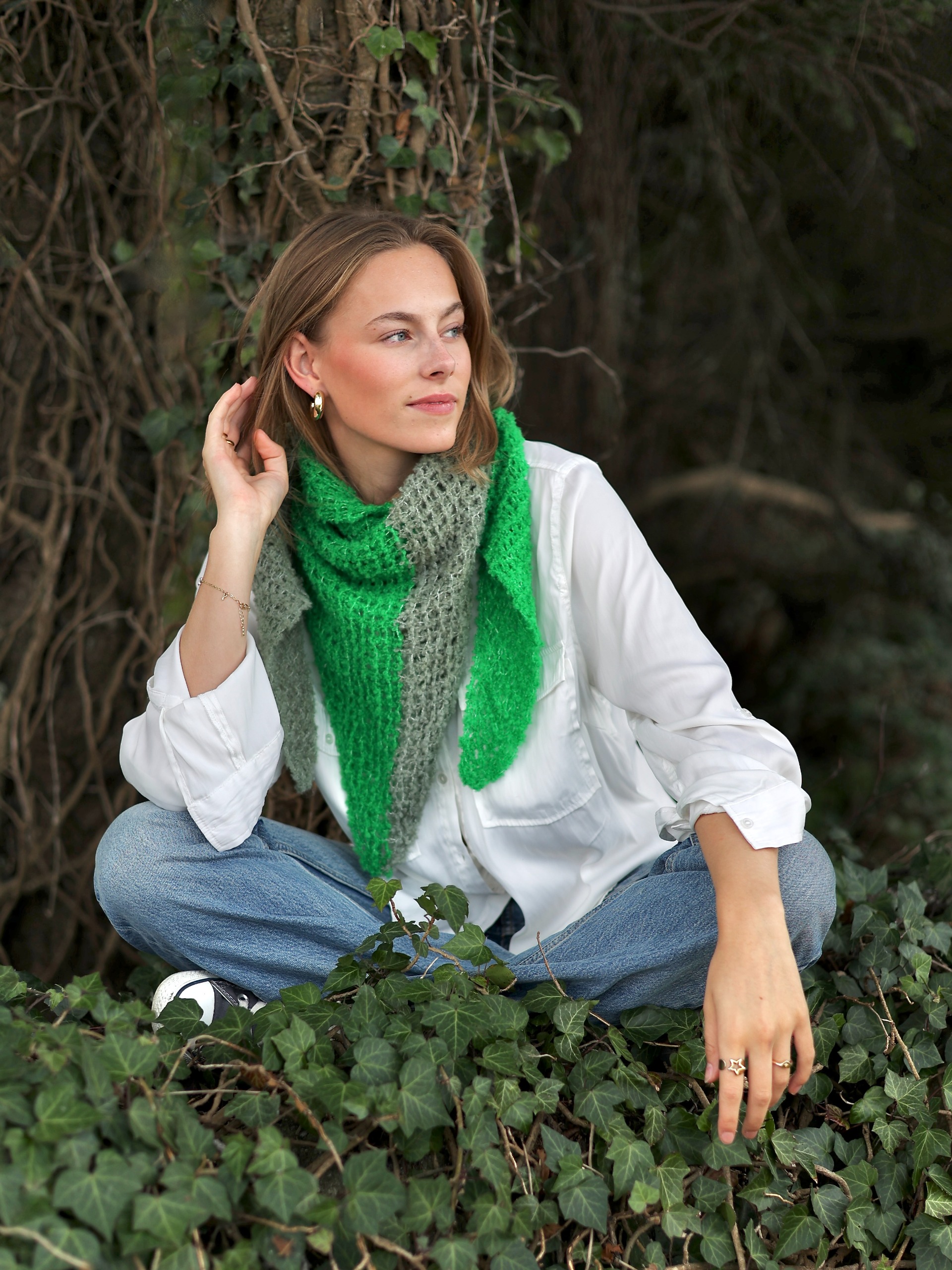 426S MEE Dreieckstuch grün