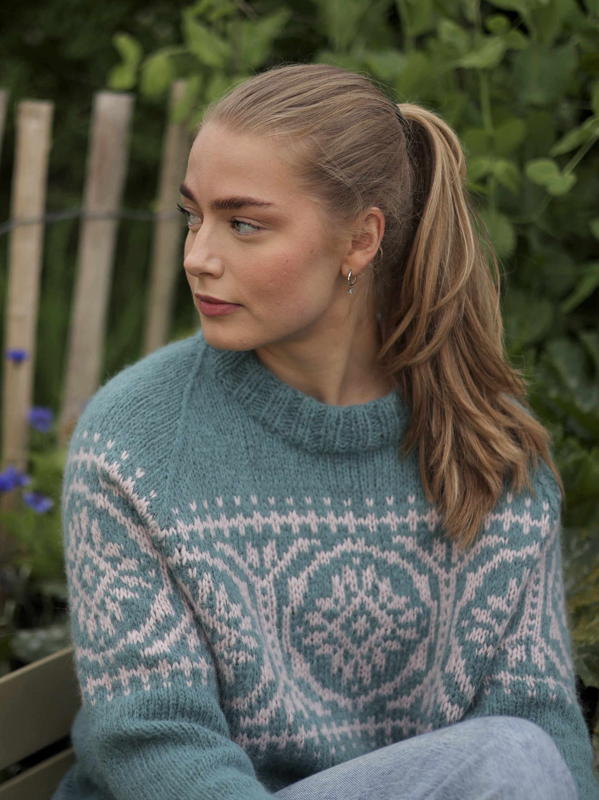 424R-04 REPEAT ME Damen Pullover