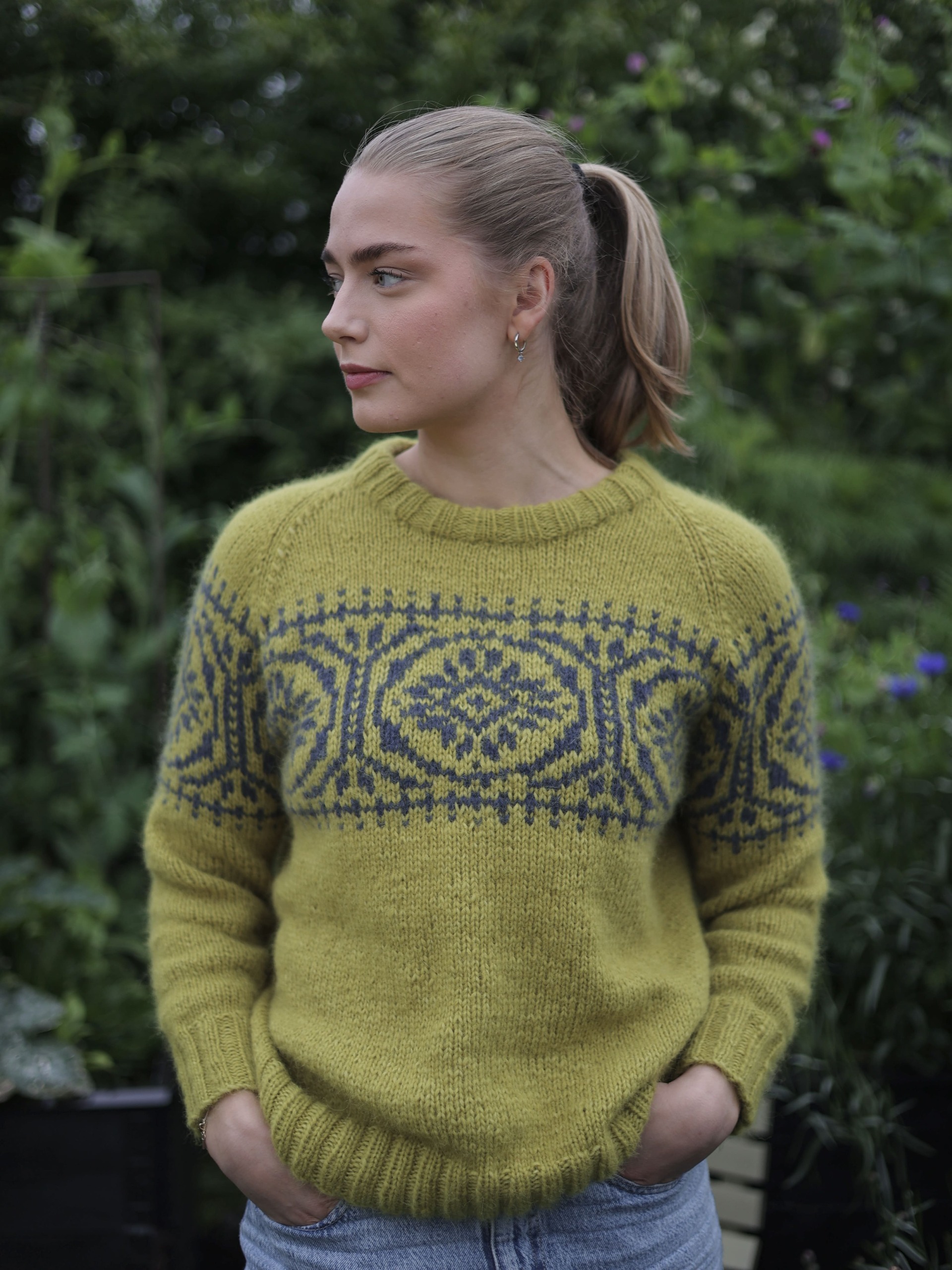 424R-08 REPEAT ME Damen Pullover 