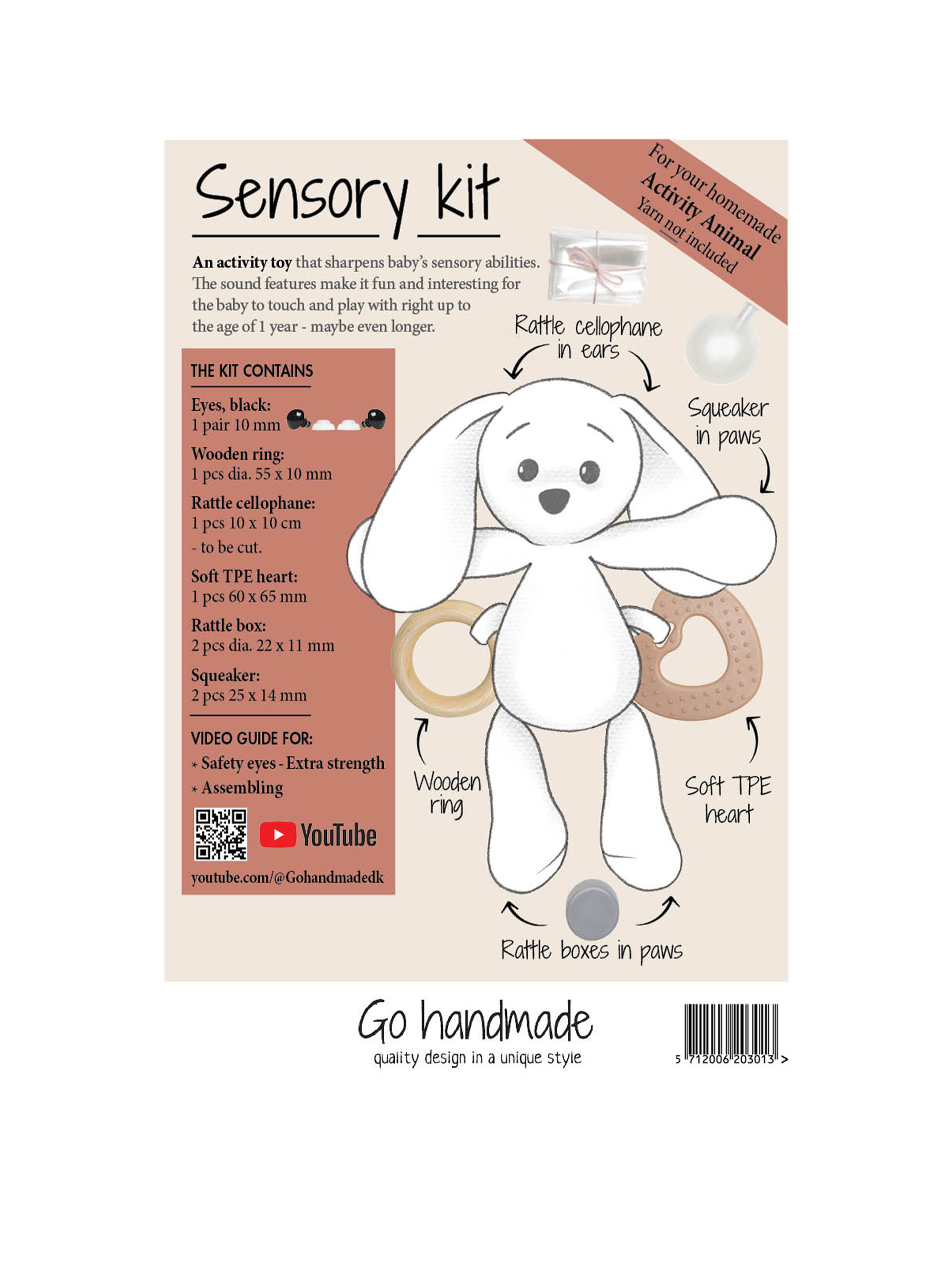 Sanse Kit - Kaninchen-Teddybär