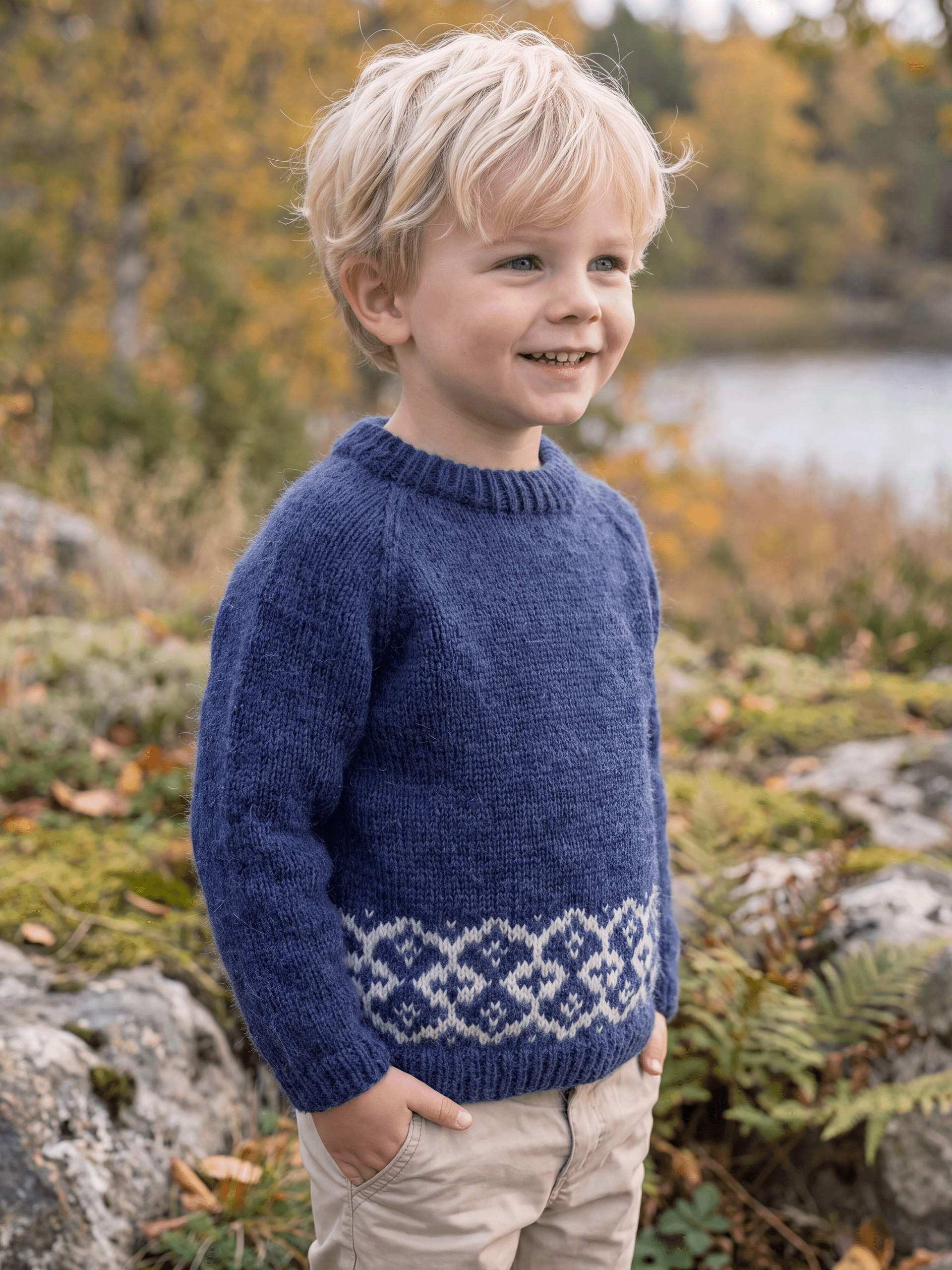 621VL-04b Vintra Kinderpullover