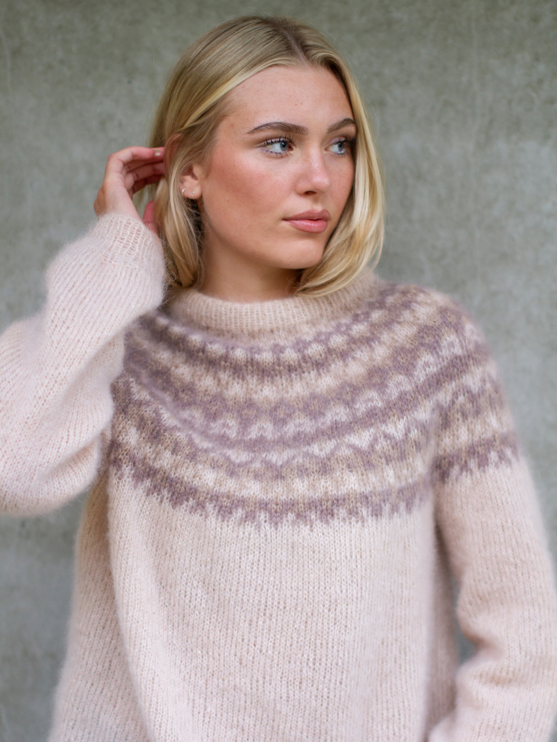 ALLEGRO Pullover perlrosa