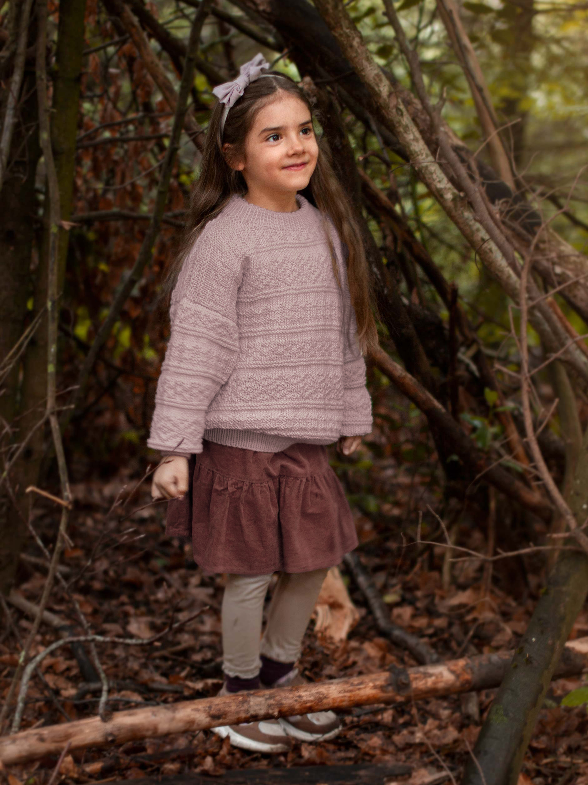 BILLIE puderrosa Pullover (Merinor)