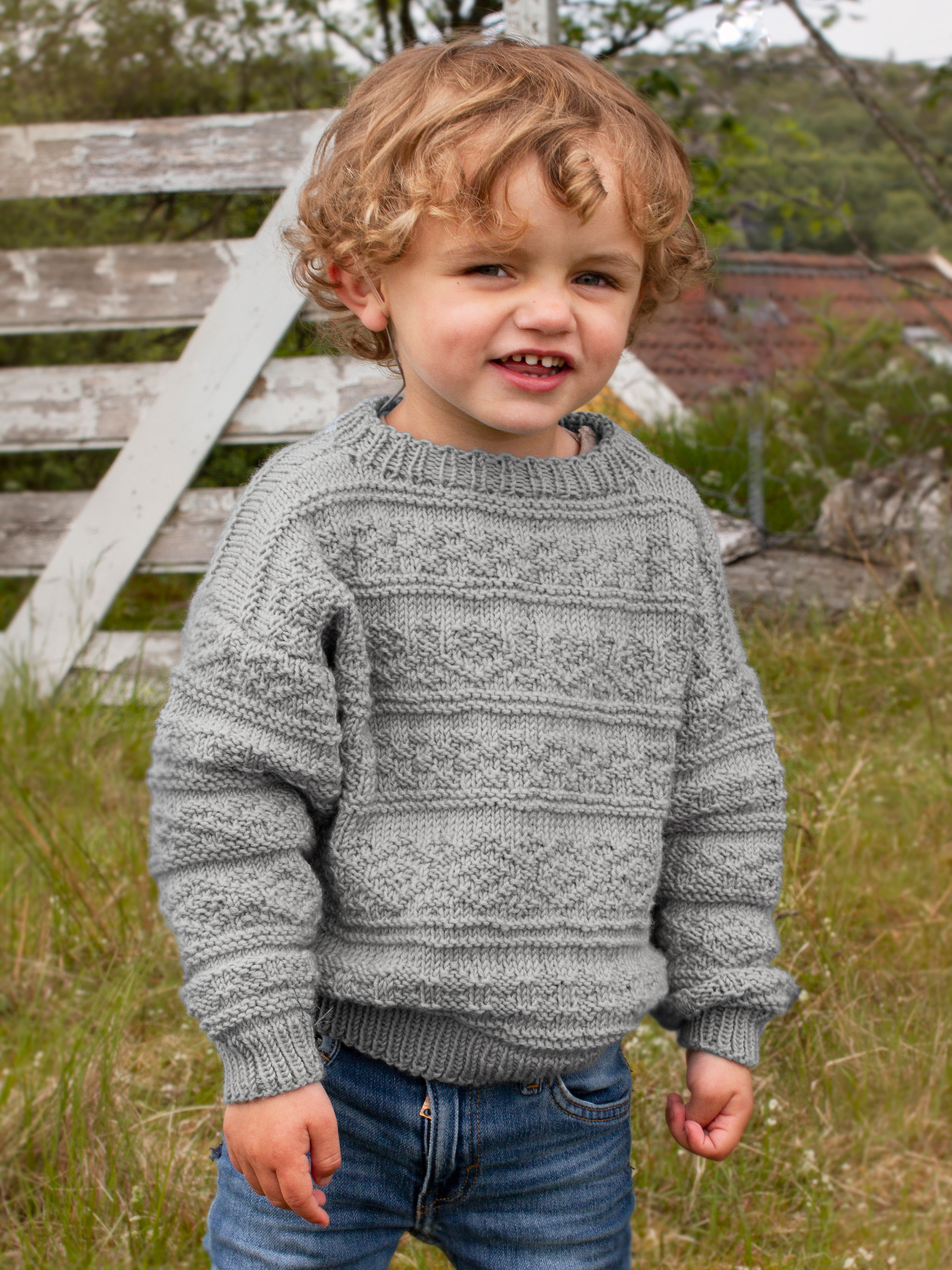 BILLIE Pullover hellgrau meliert (Merinor)