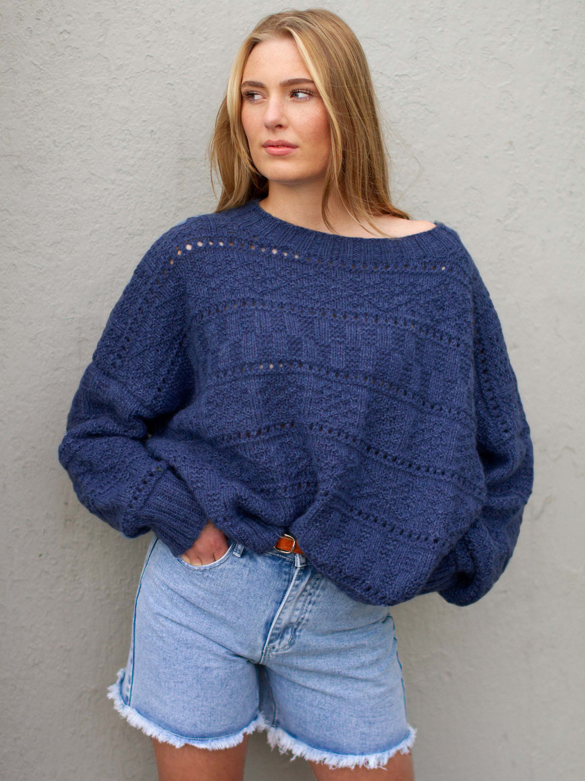 BROOKE Pullover tiefblau