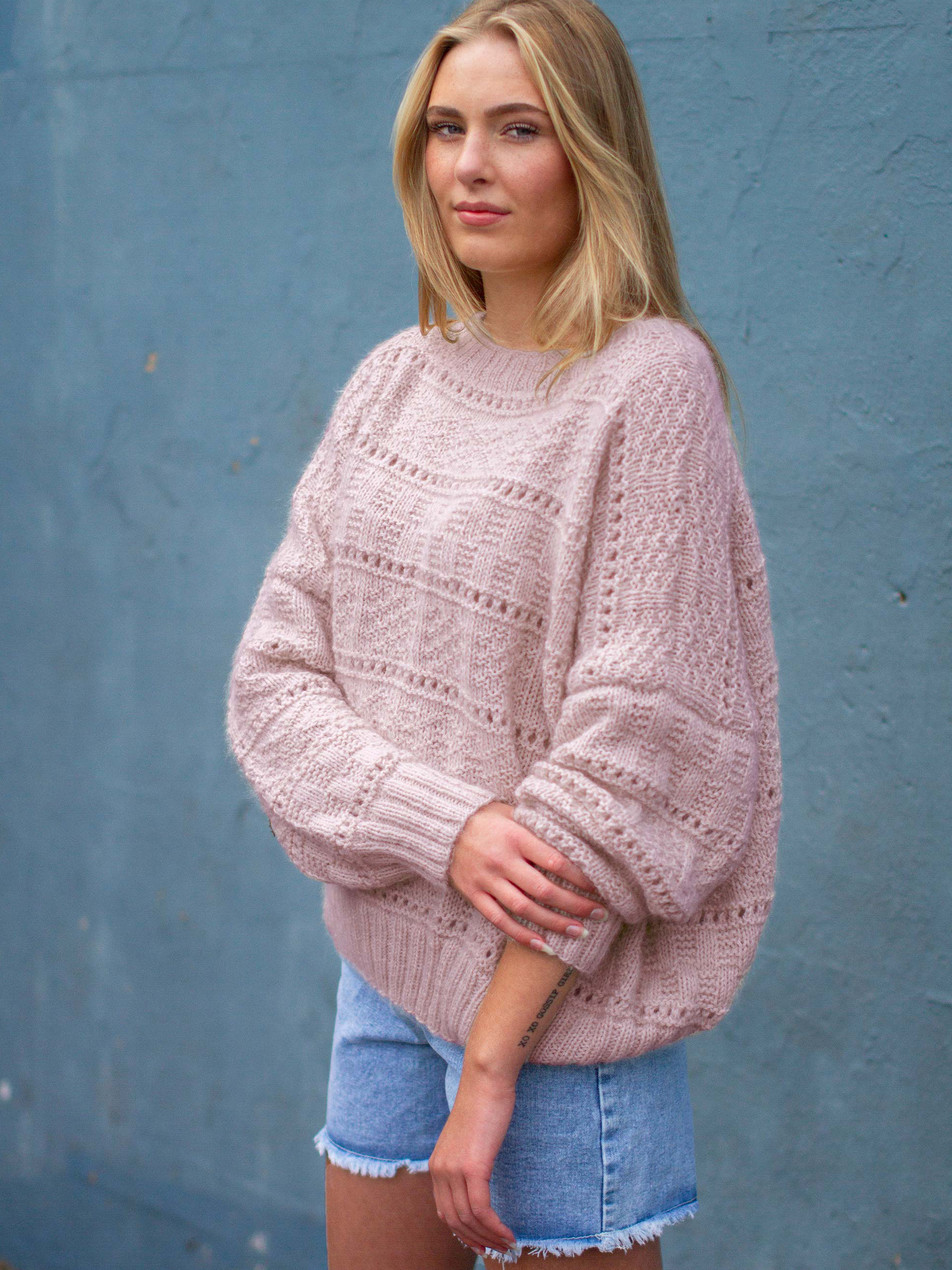 BROOKE puderrosa Pullover