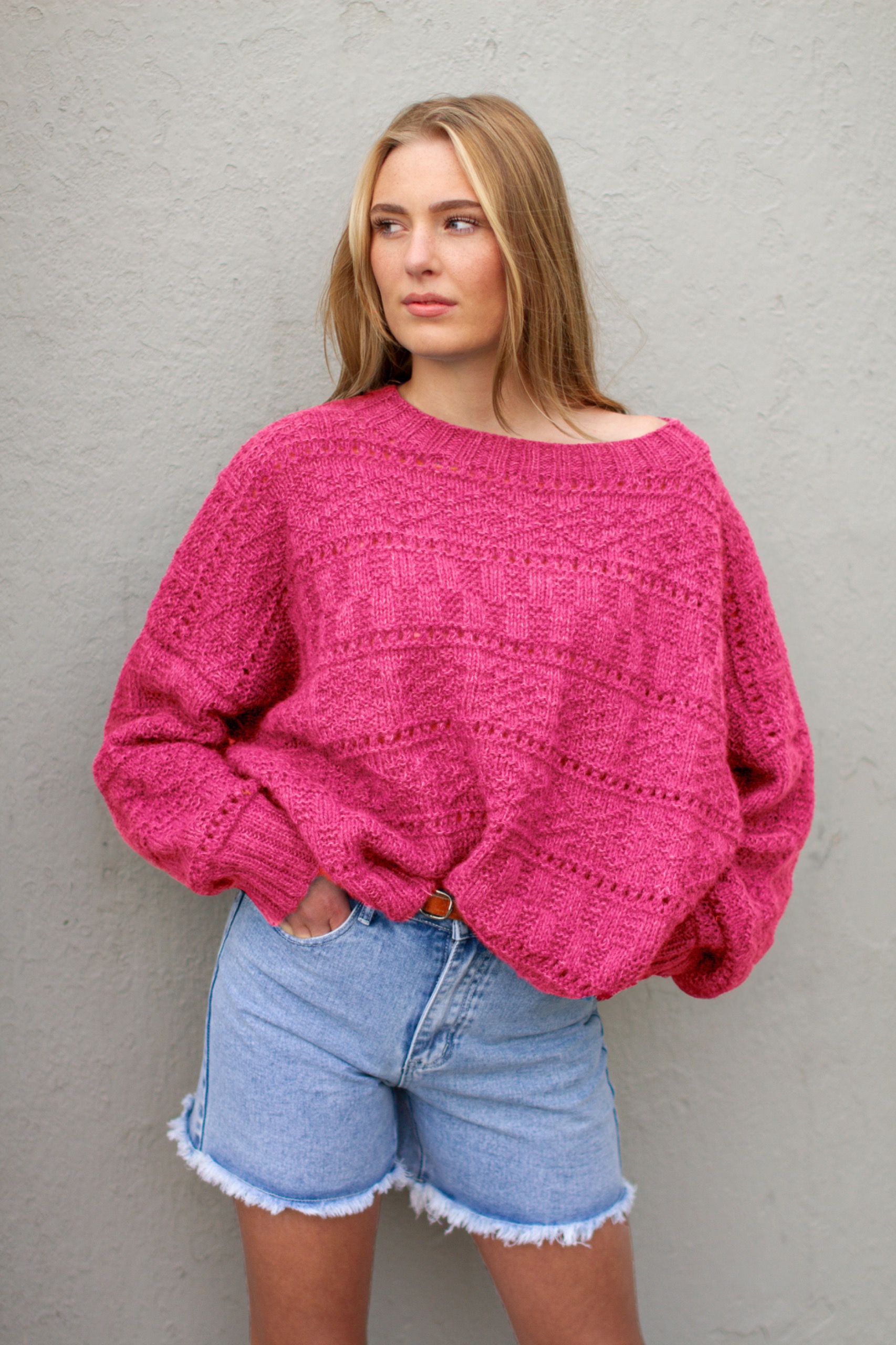 BROOKE rosa Pullover