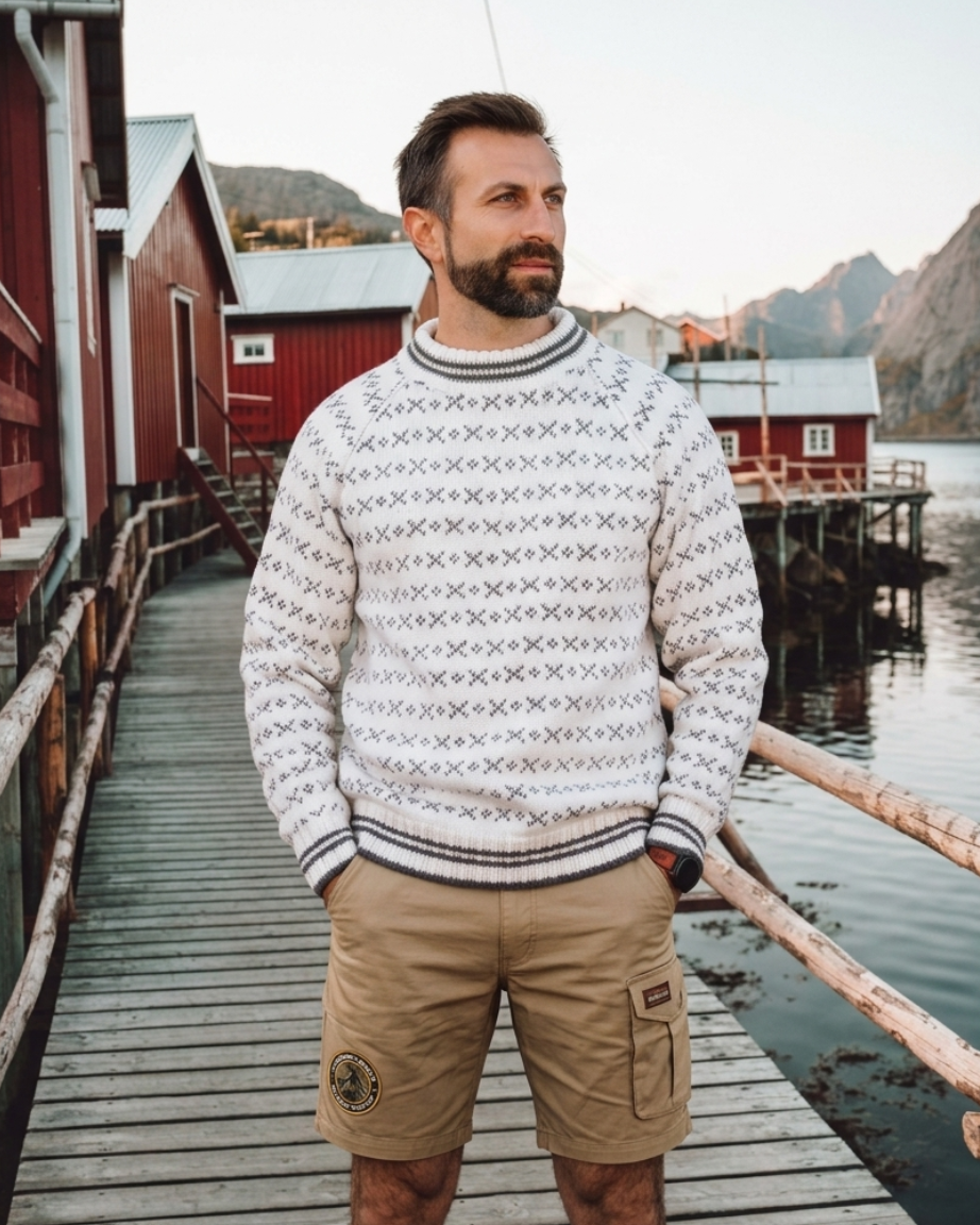 HUSAVIK Islender Herren Natur (Woolevo)