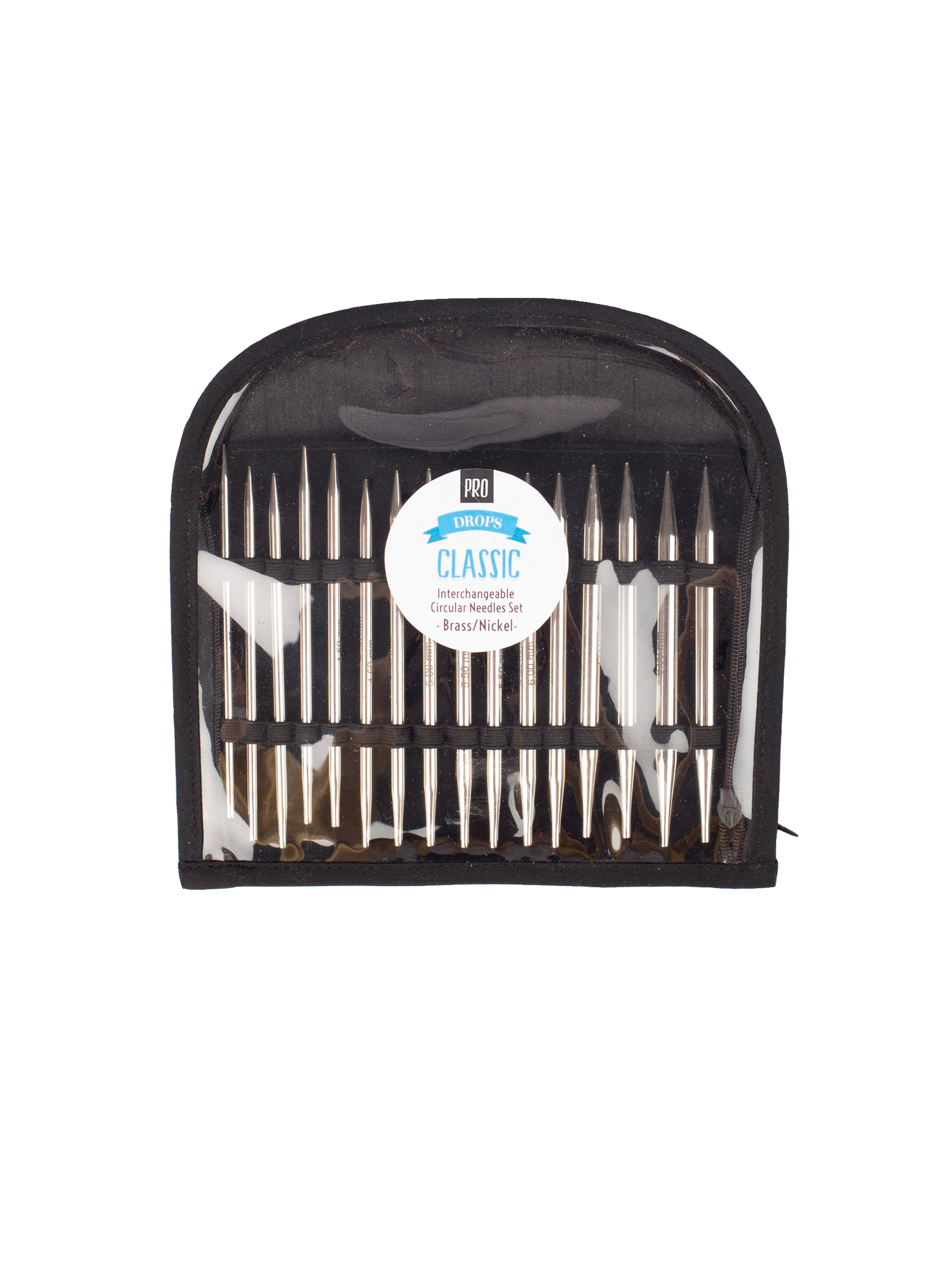 Rundstricknadelset - Messing - Pro Classic