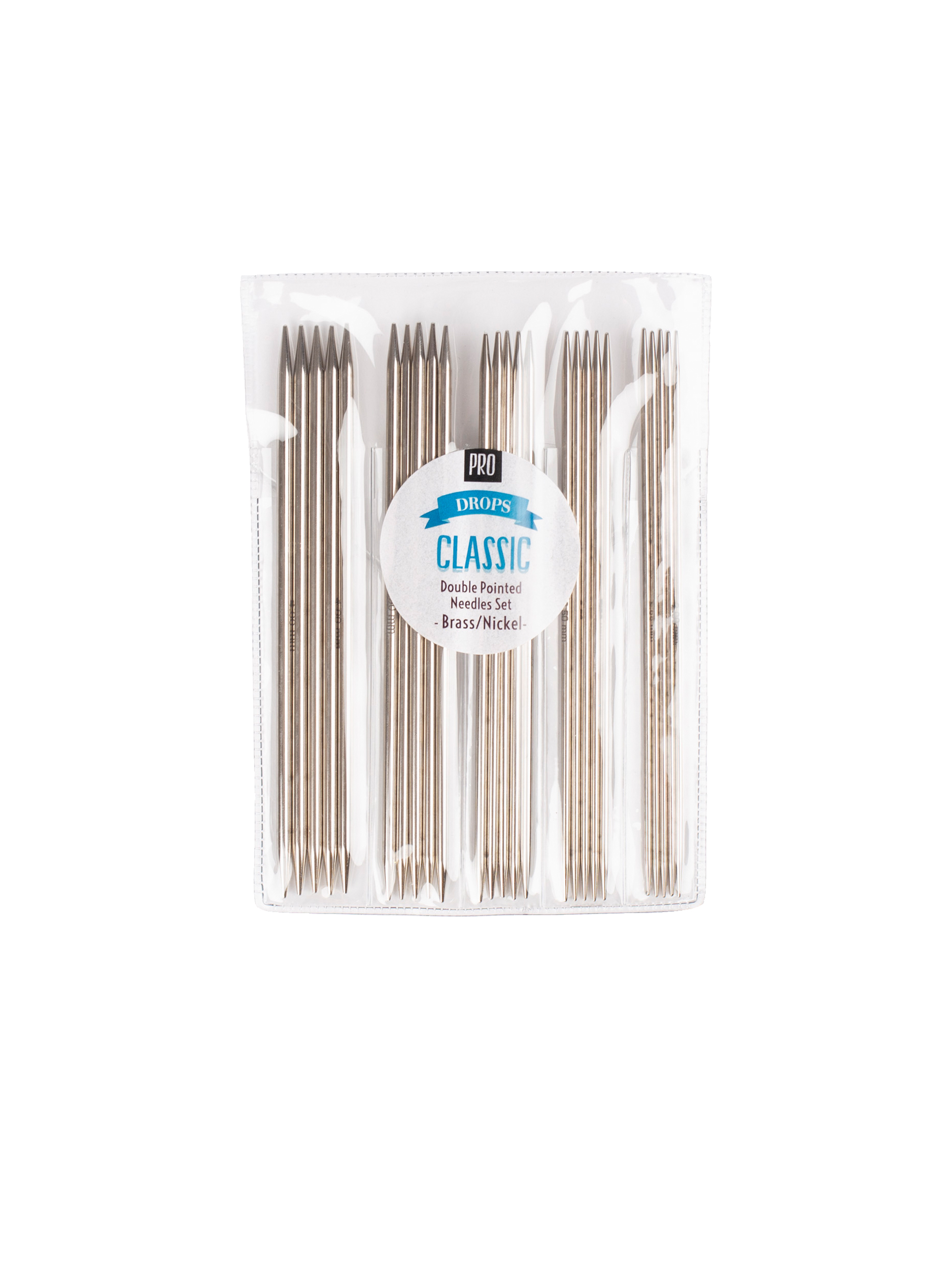 Drops - Strømpepinner Sett - Messing