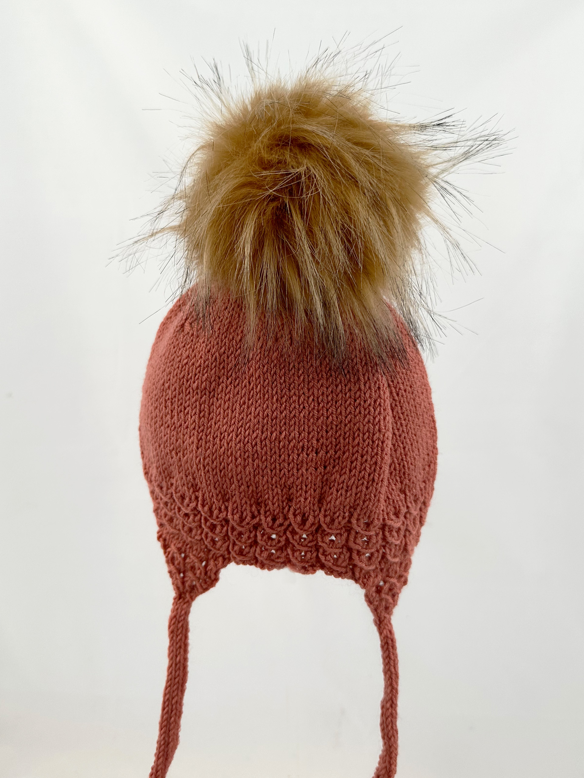 Quaste groß braun/braun