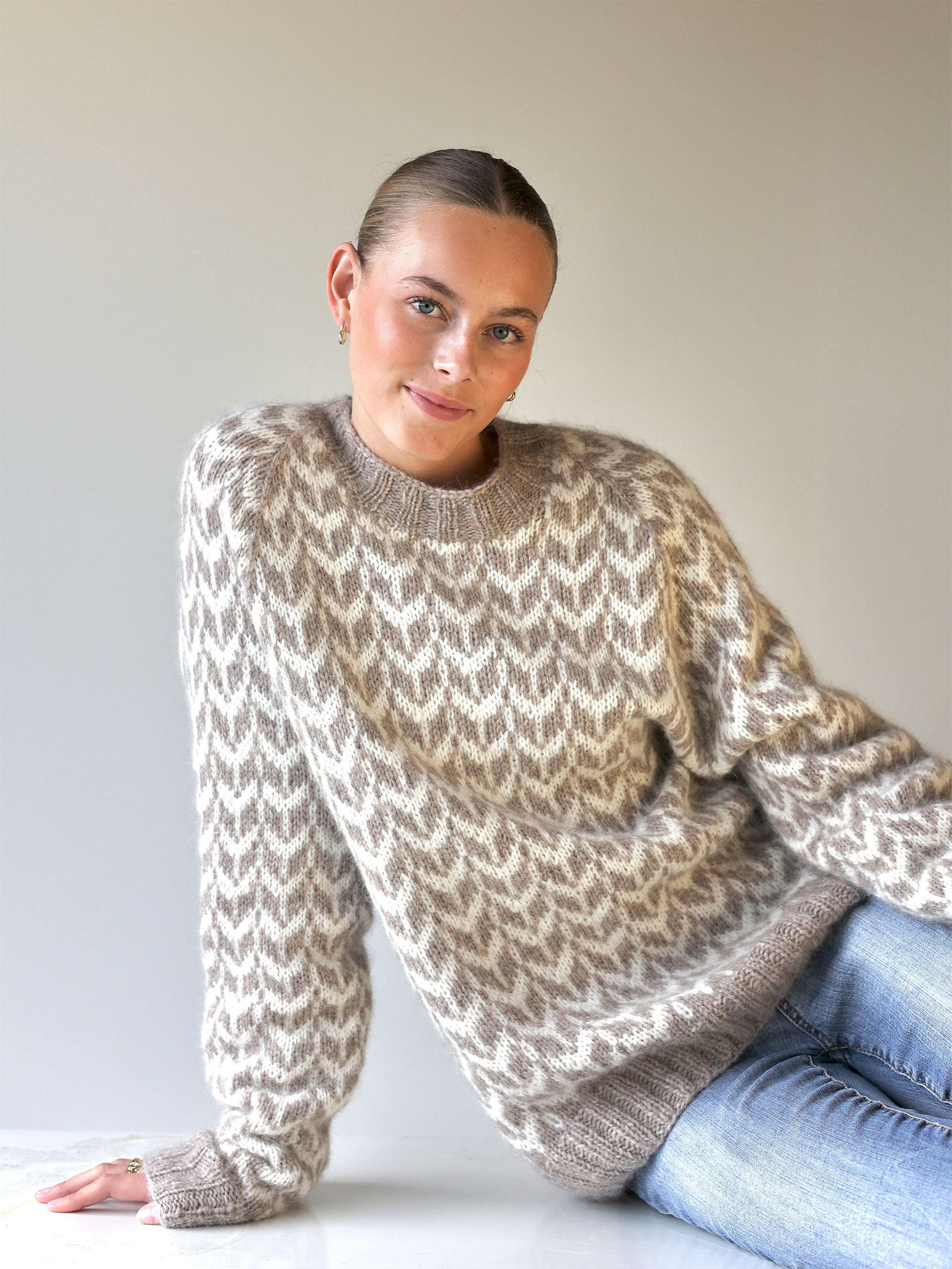 424S-14 MALM Damen Pullover 