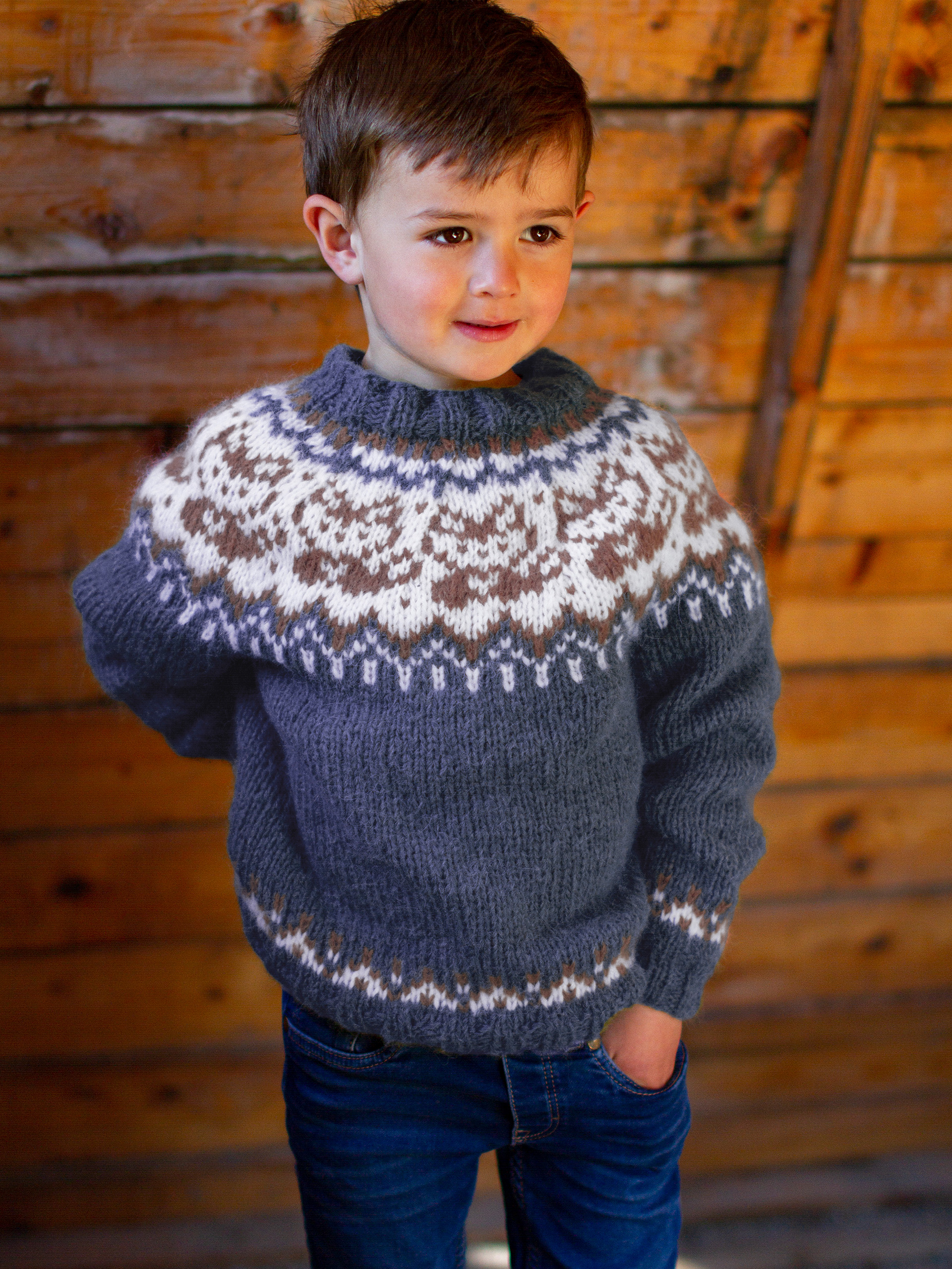 MIKKEL Mini Jeansblau