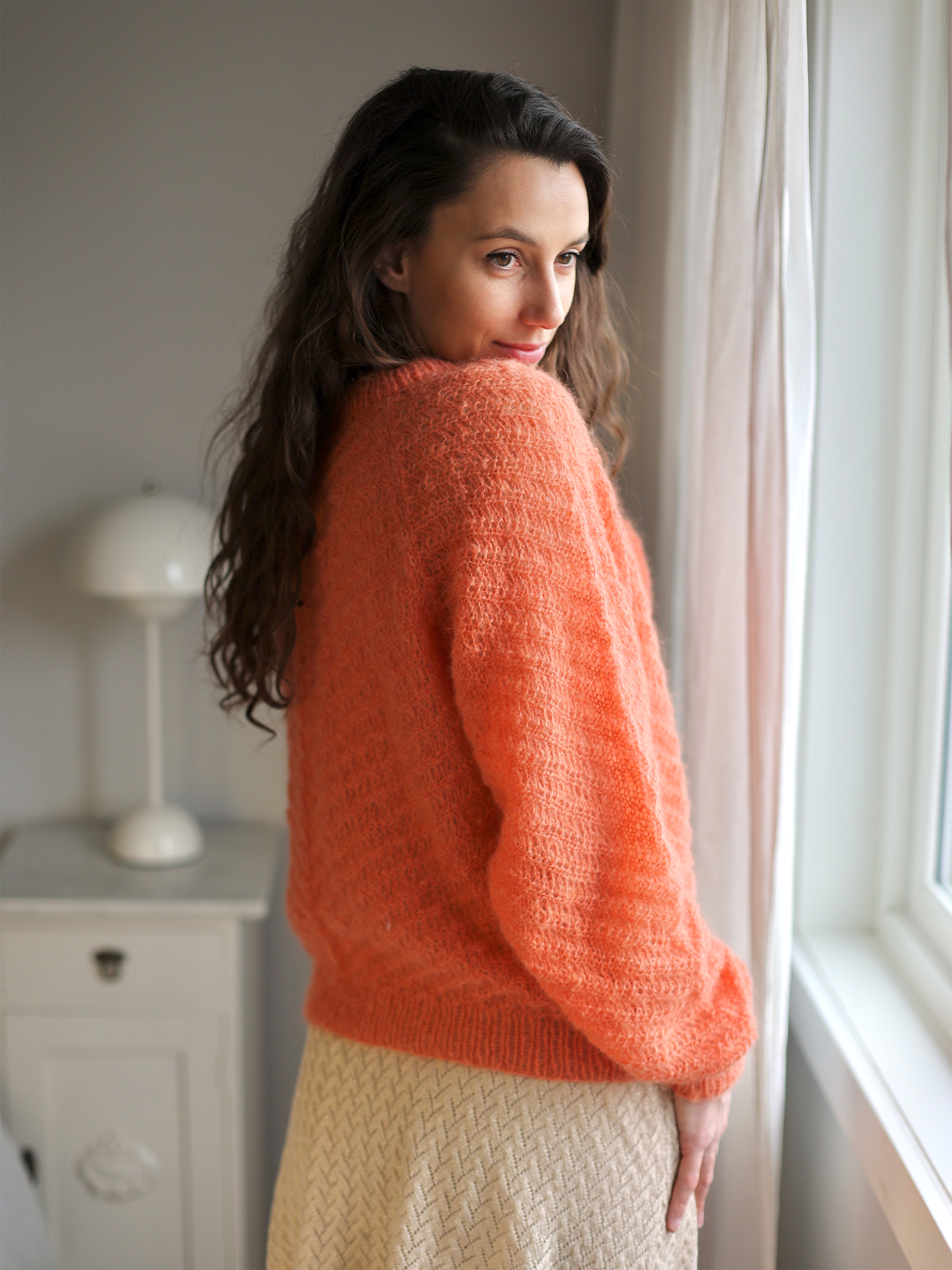 322S-12b MOWENA Pullover Orange