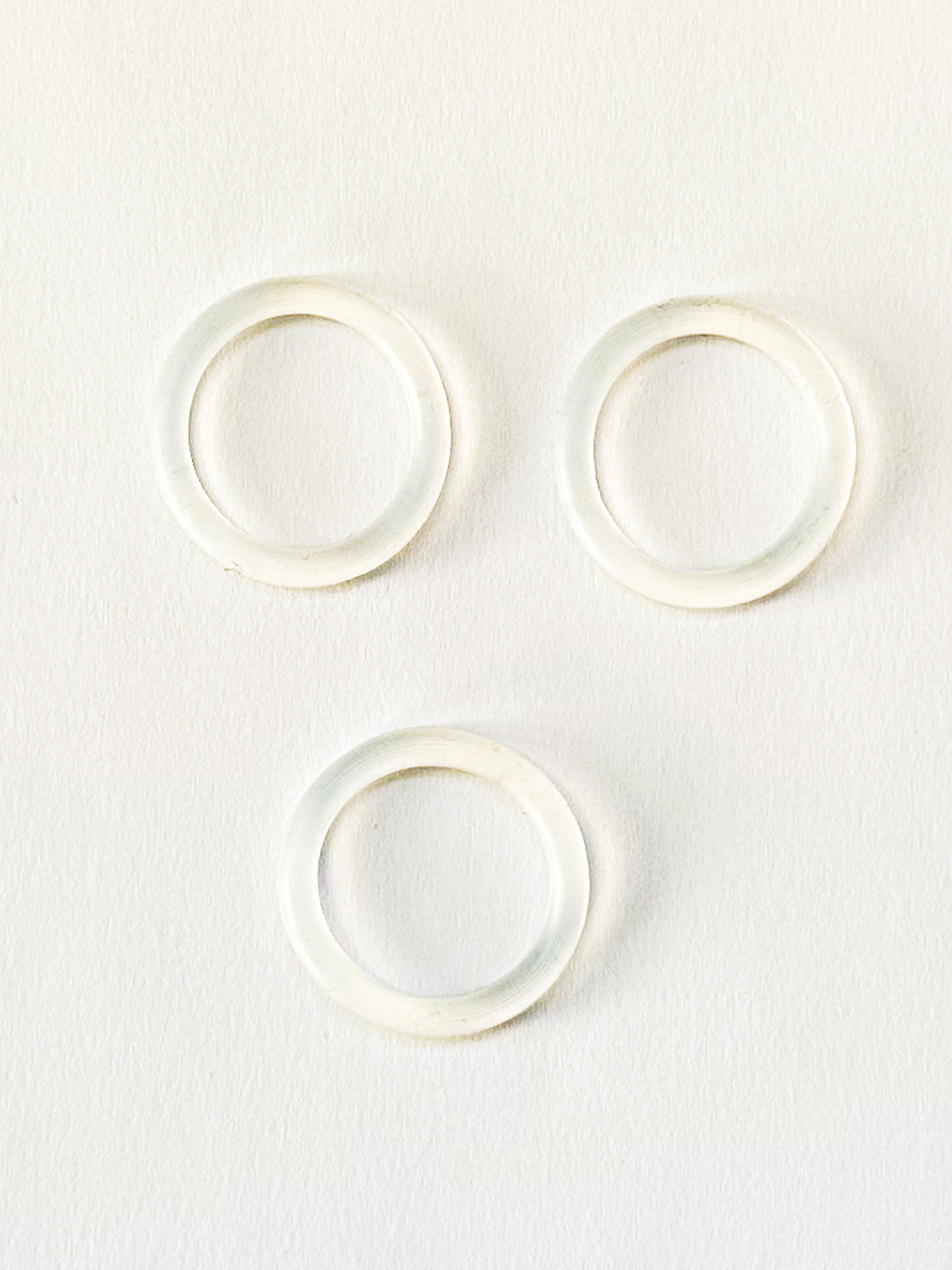 O-Ring für Schnullerband, transparent
