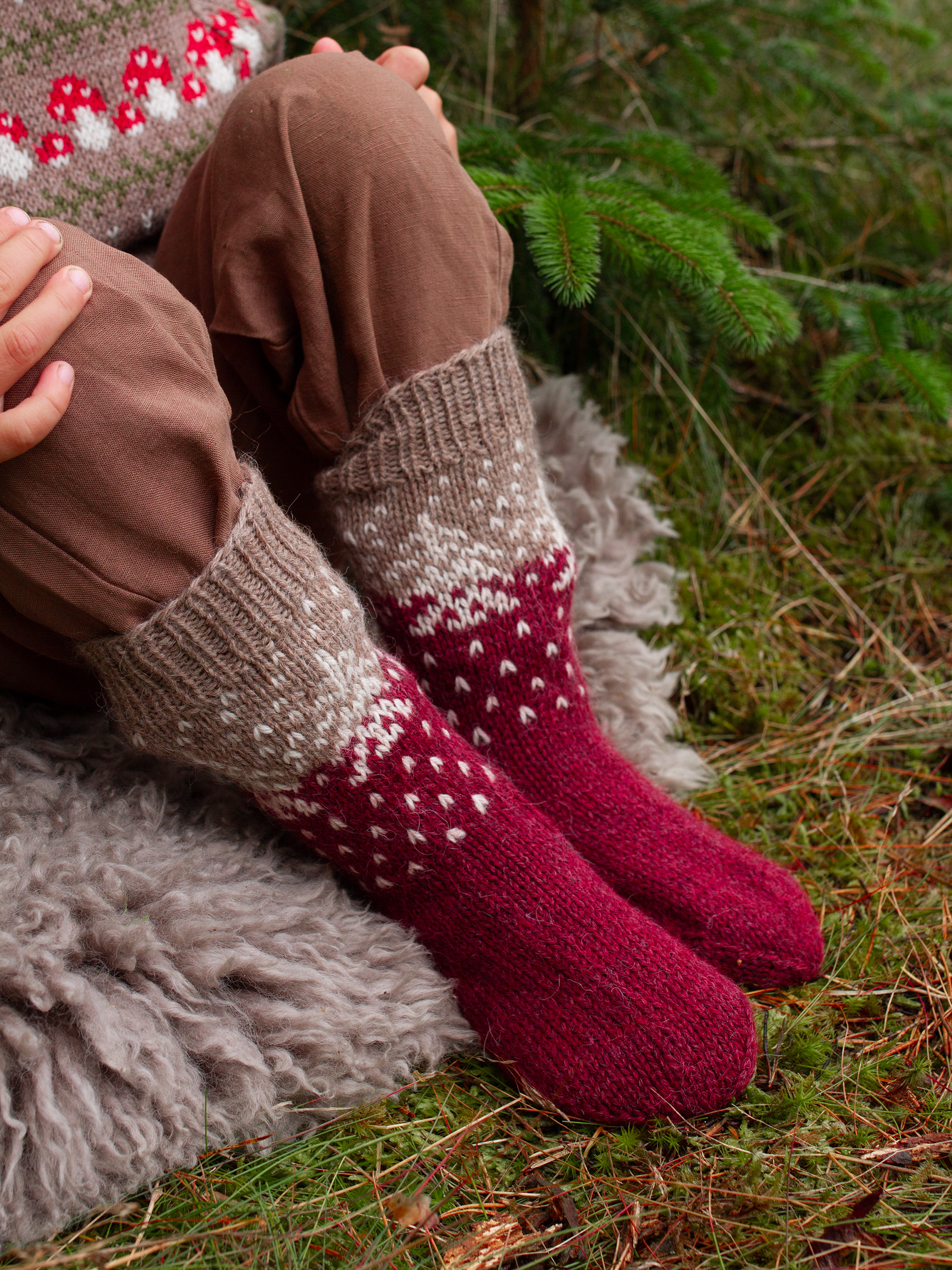 424K-05 PINEWOOD Socken