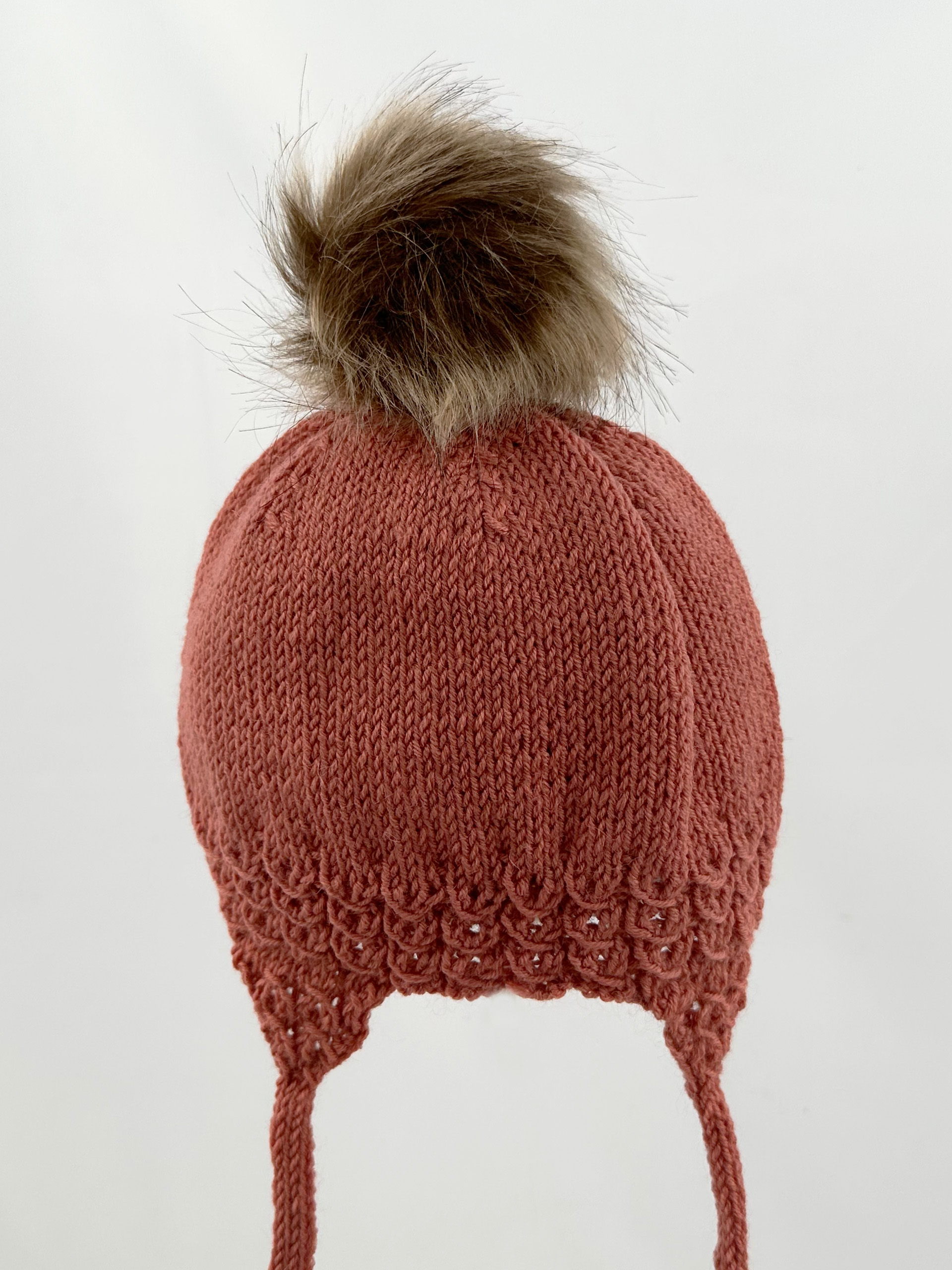 Pompon aus Acryl, 80 mm, natur