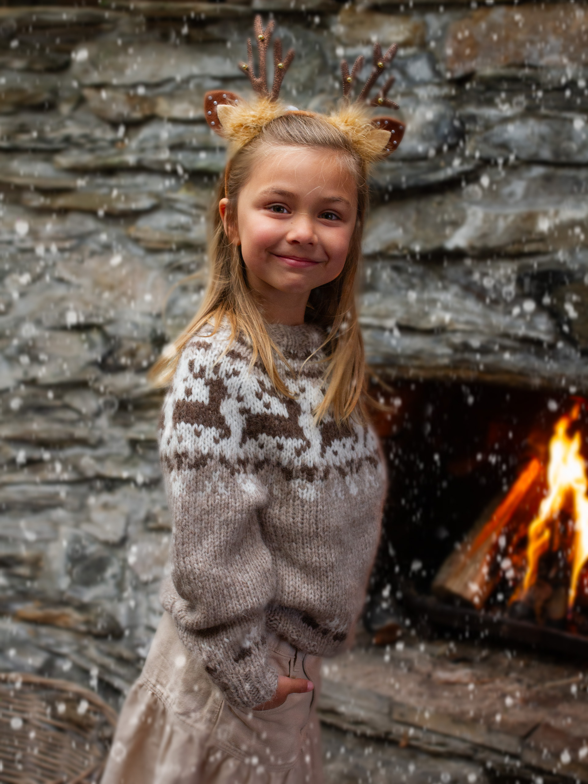 REINDANS dickes Garn Mini Beige