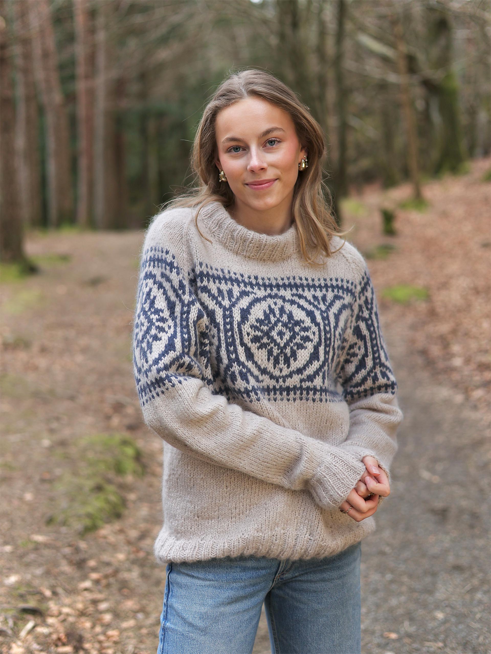 424R-01 REPEAT ME Damen Pullover 