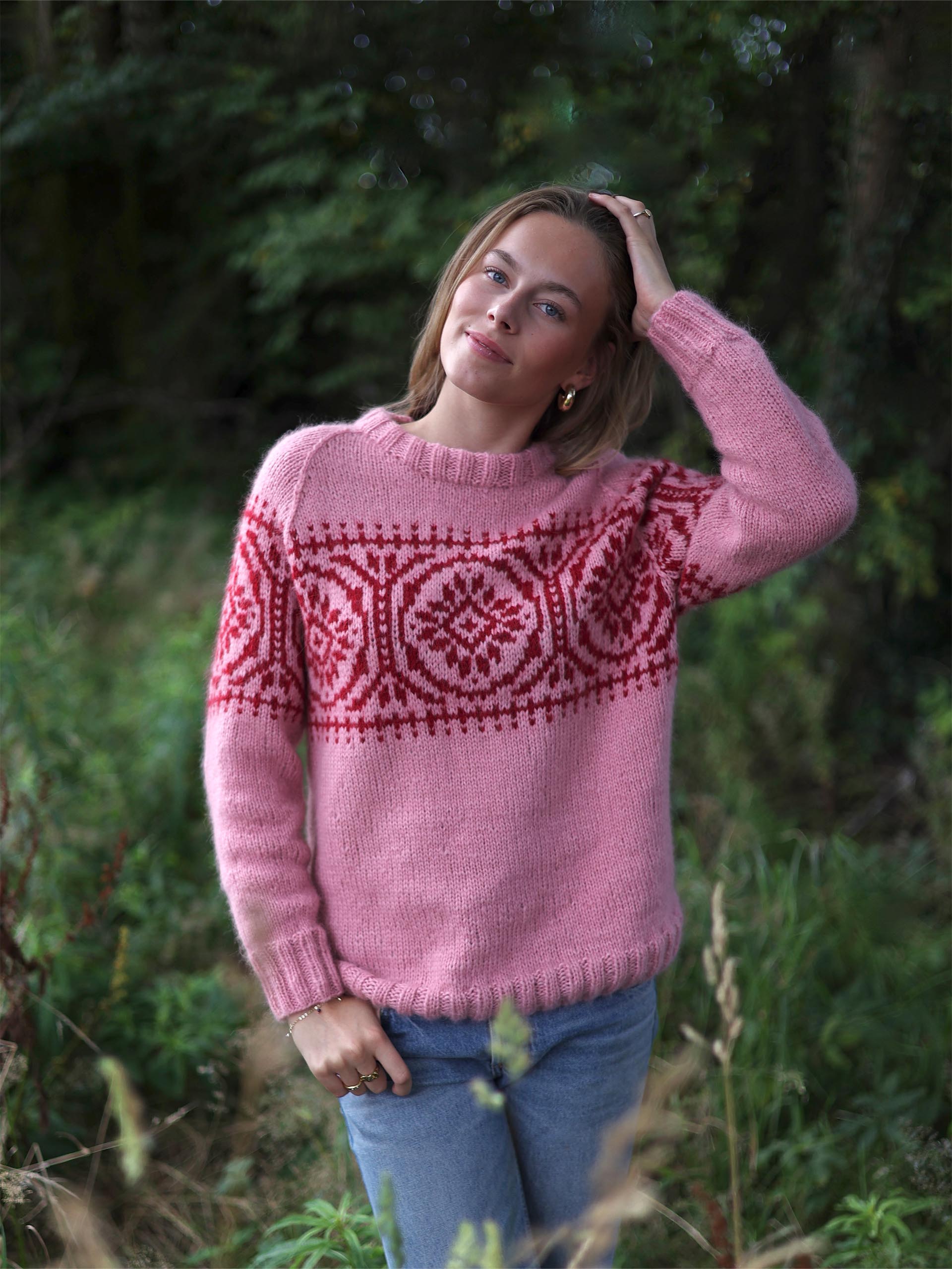 424R-13 REPEAT ME Damen Pullover 