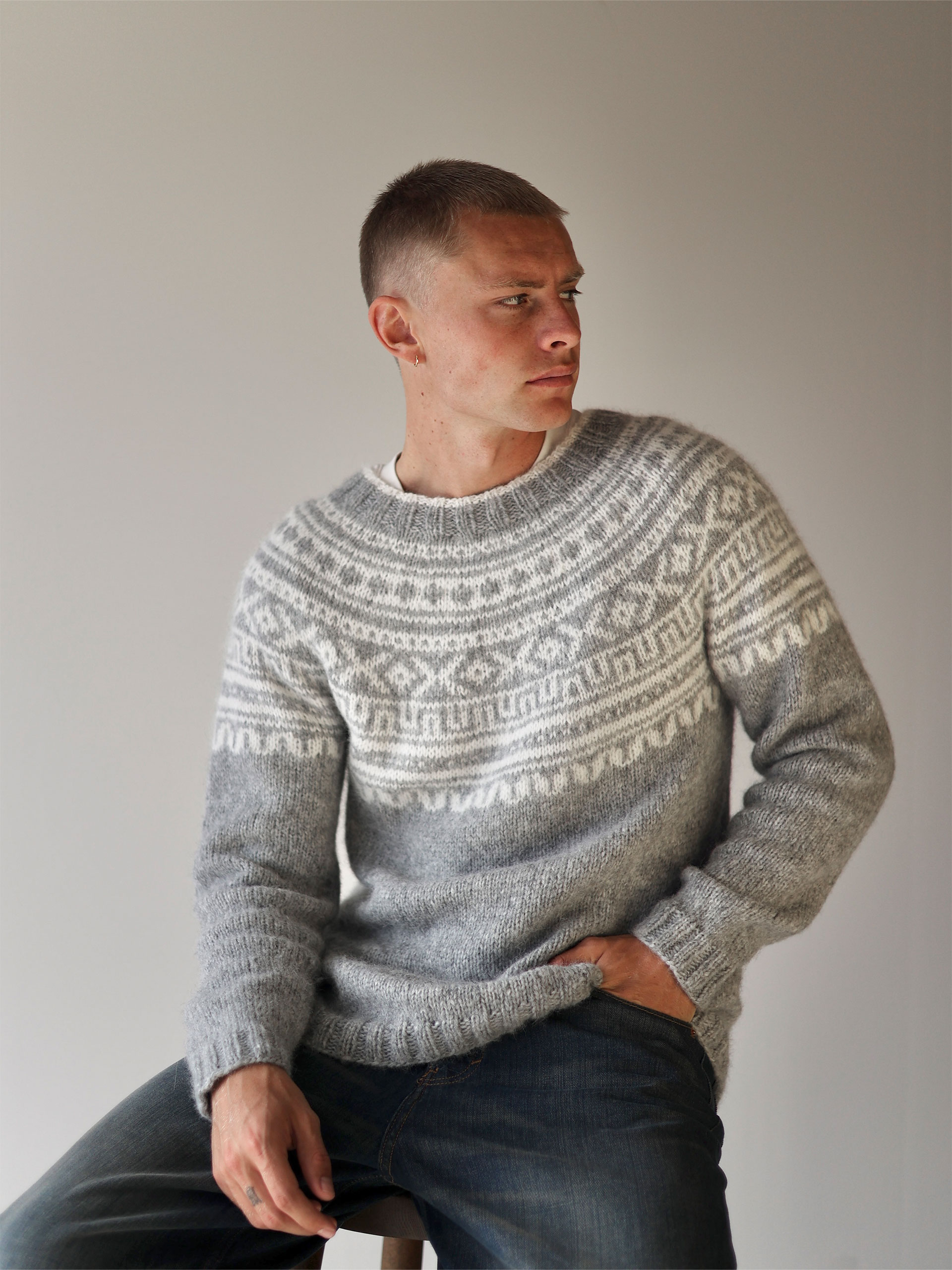 424S-13b SETA SOFT Herren Pullover 