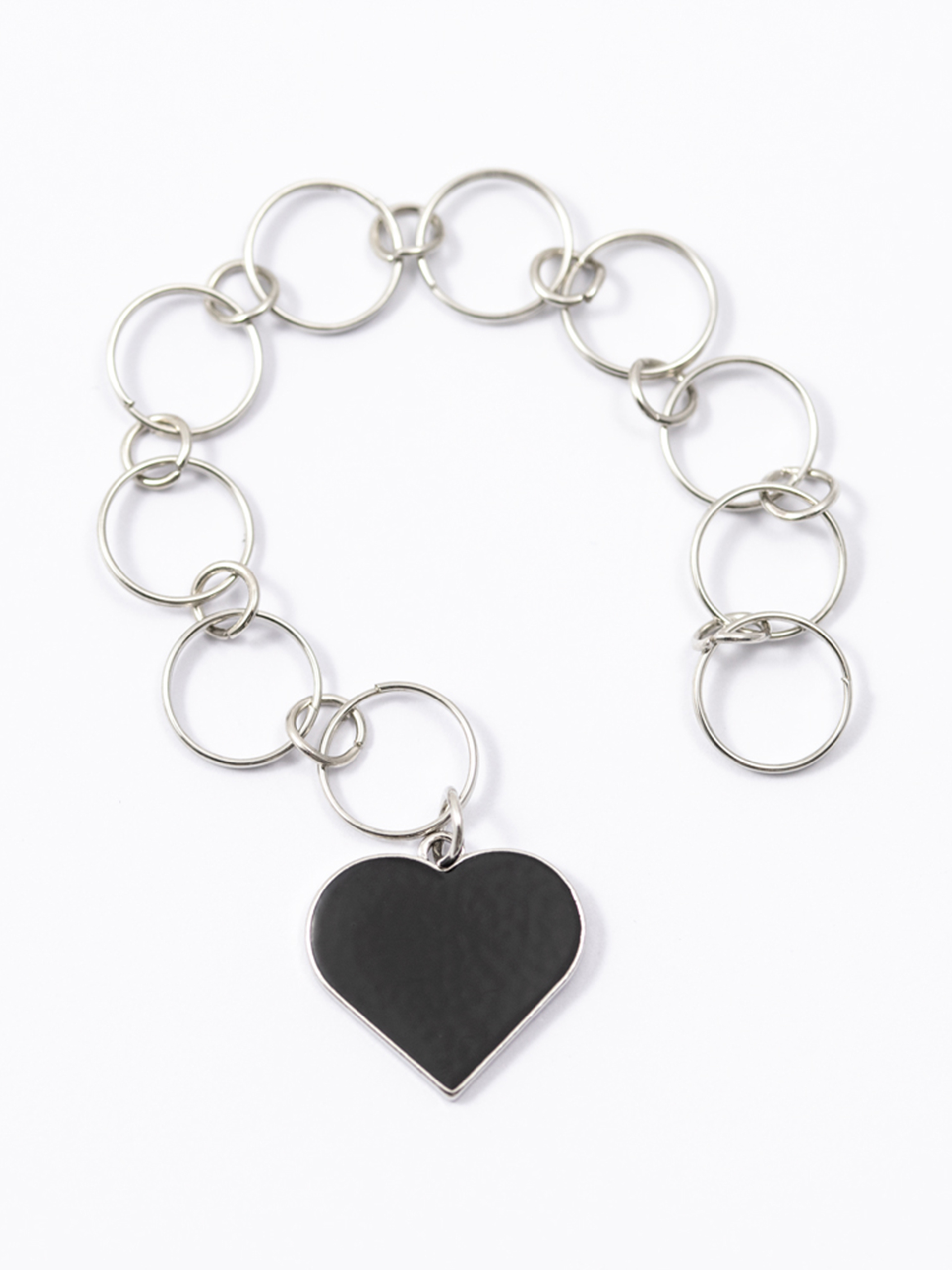 Strickender Fisch - Schwarzes Herz