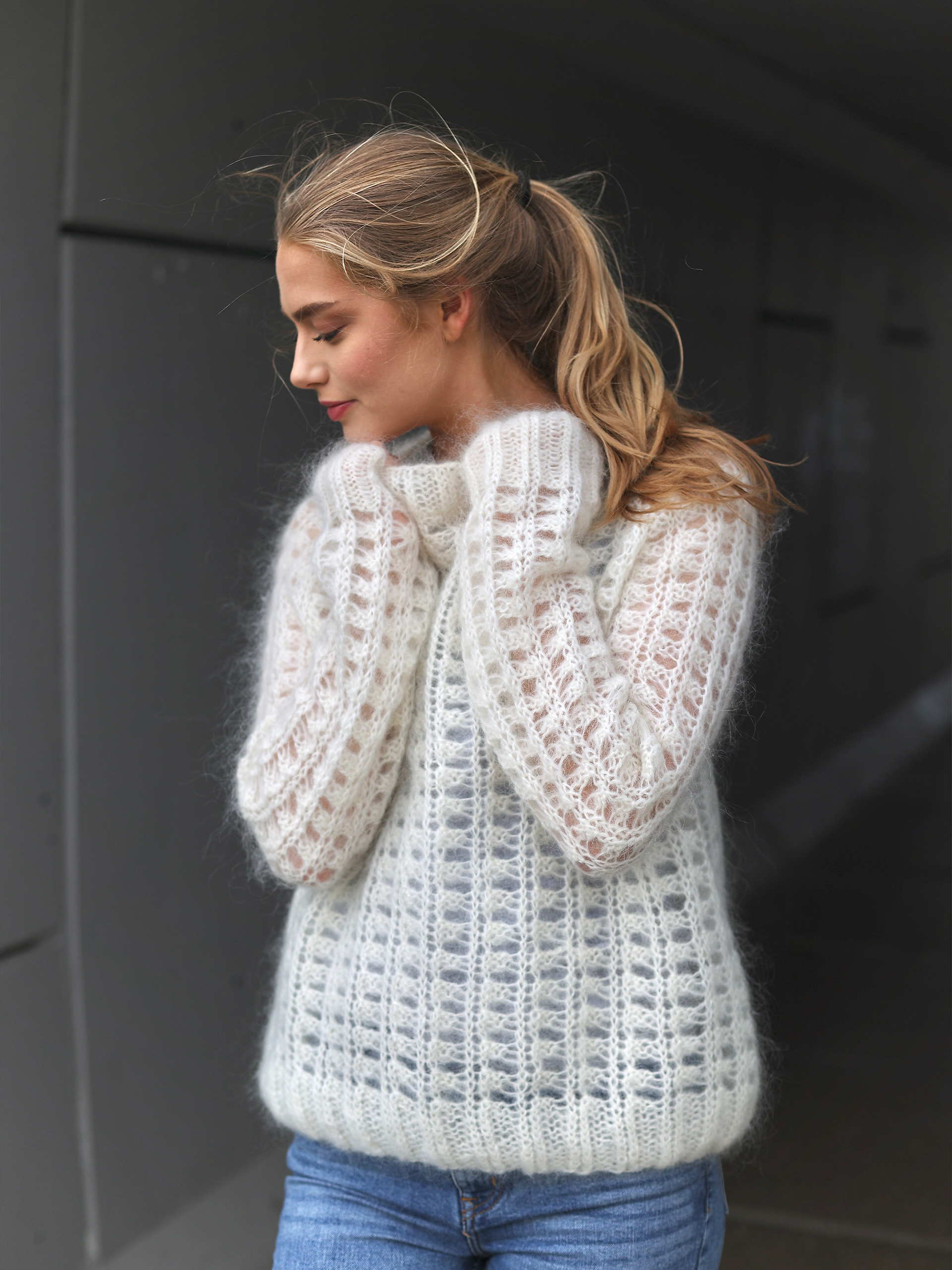 SO HALLY Pullover Natur