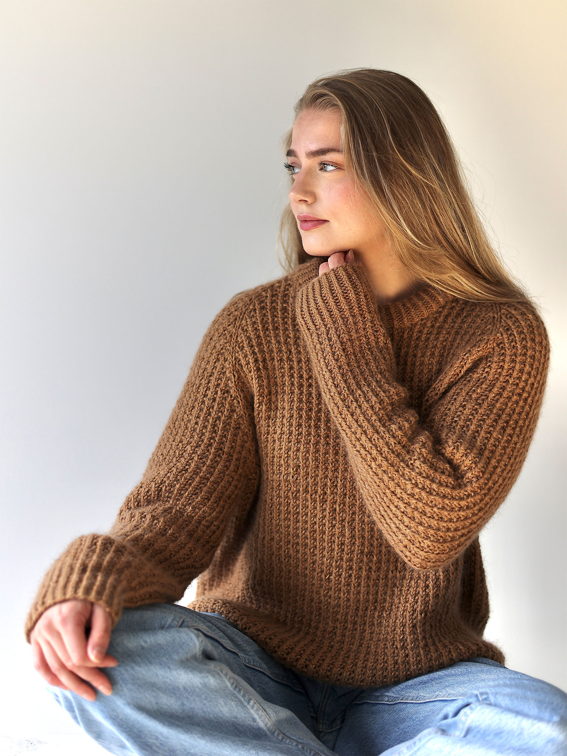 424S-12b SOIE SUPERIOR Damen Pullover