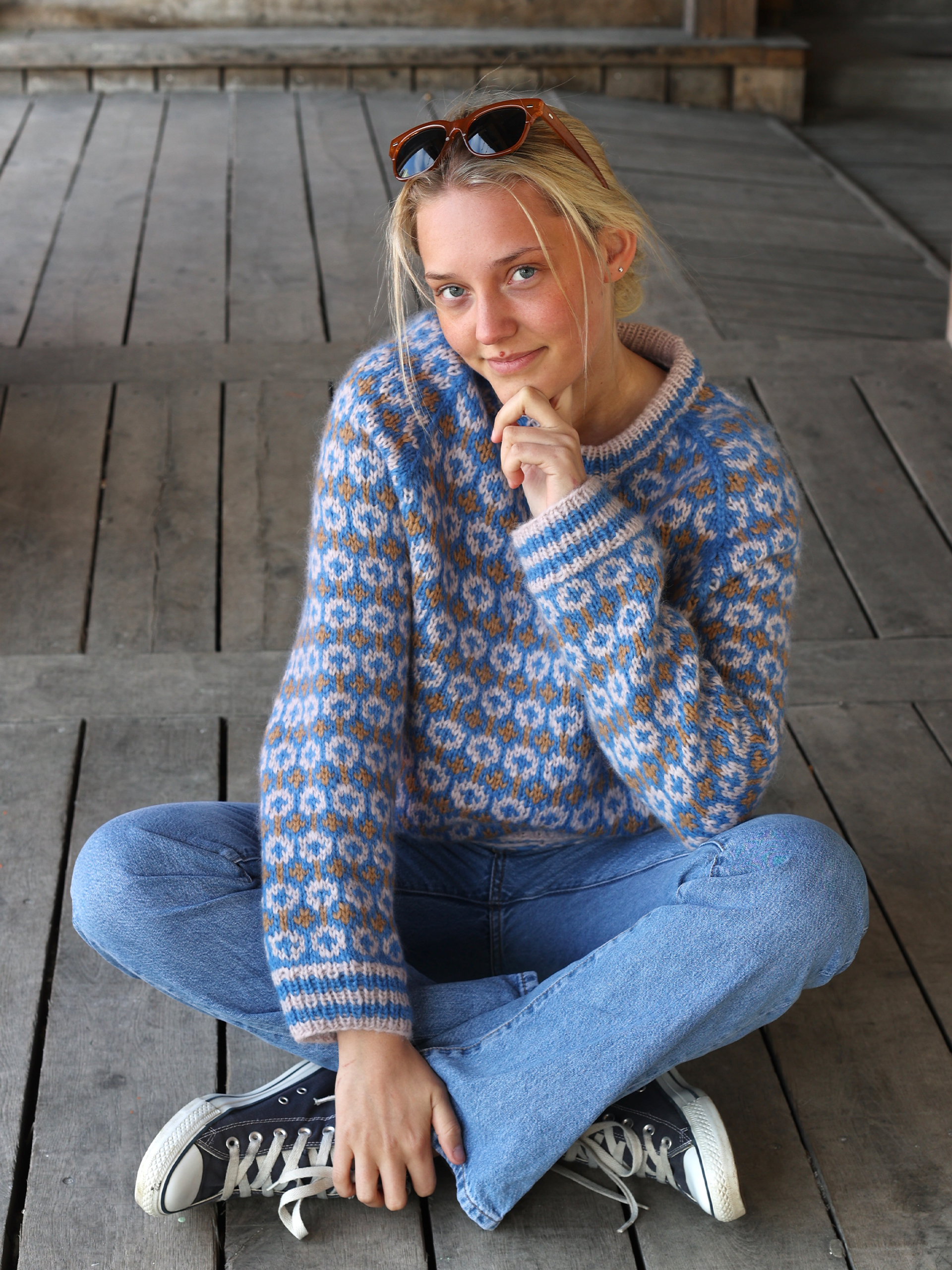 SVALASTOG KOS blau/beige