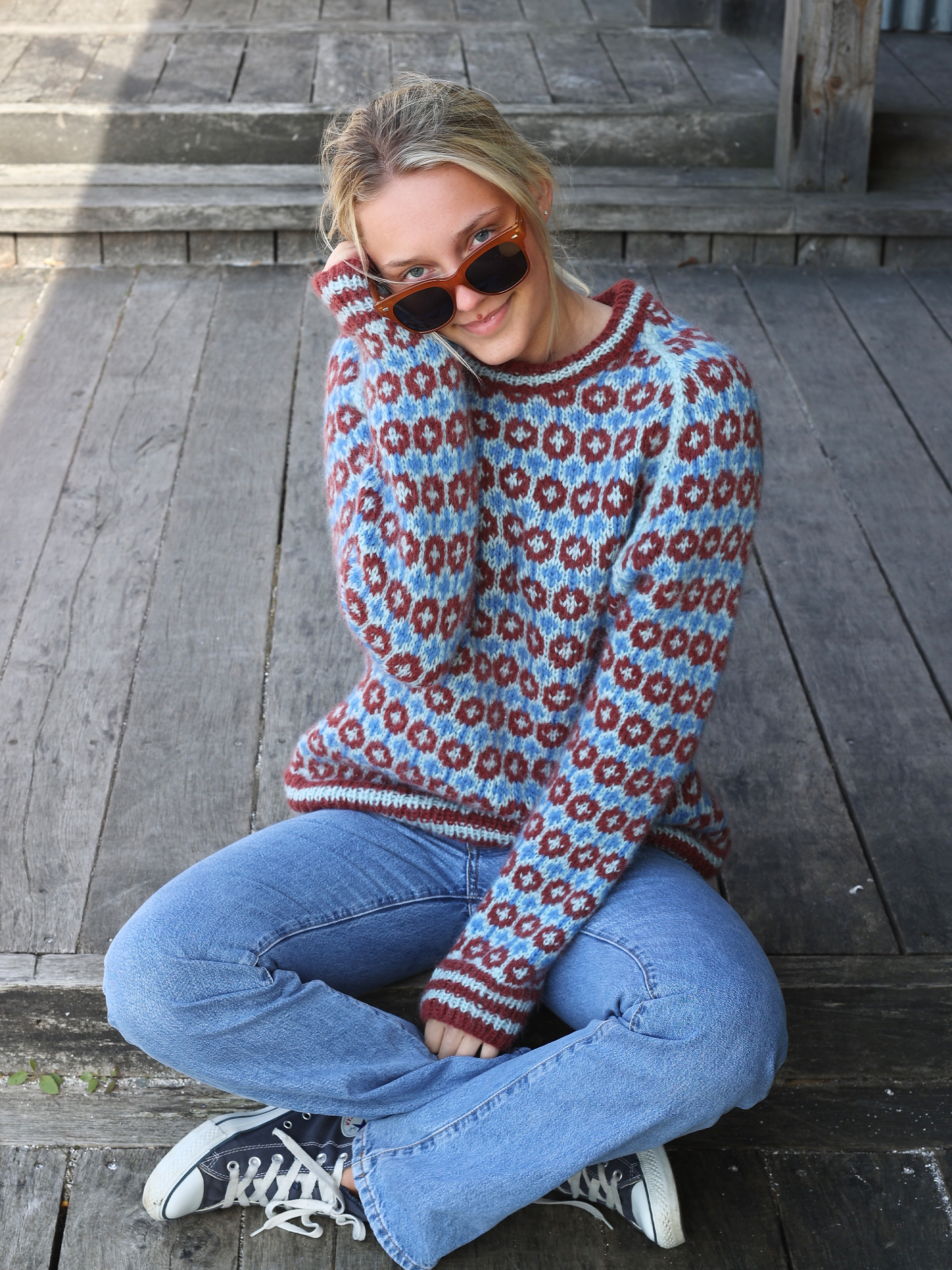 SVALASTOG KOS bordeaux/blau