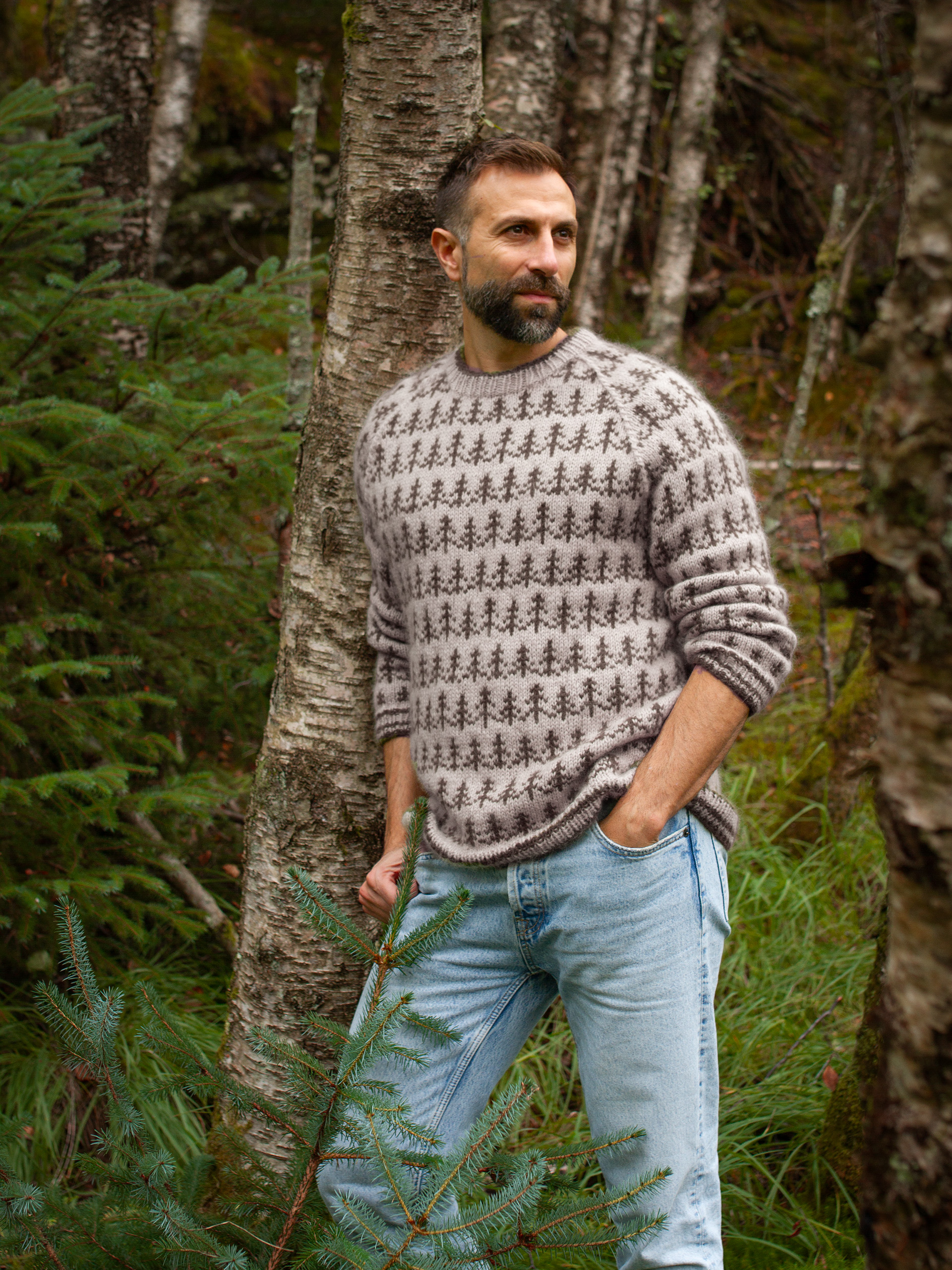 424K-10b&nbsp;TREETOP Herren Pullover