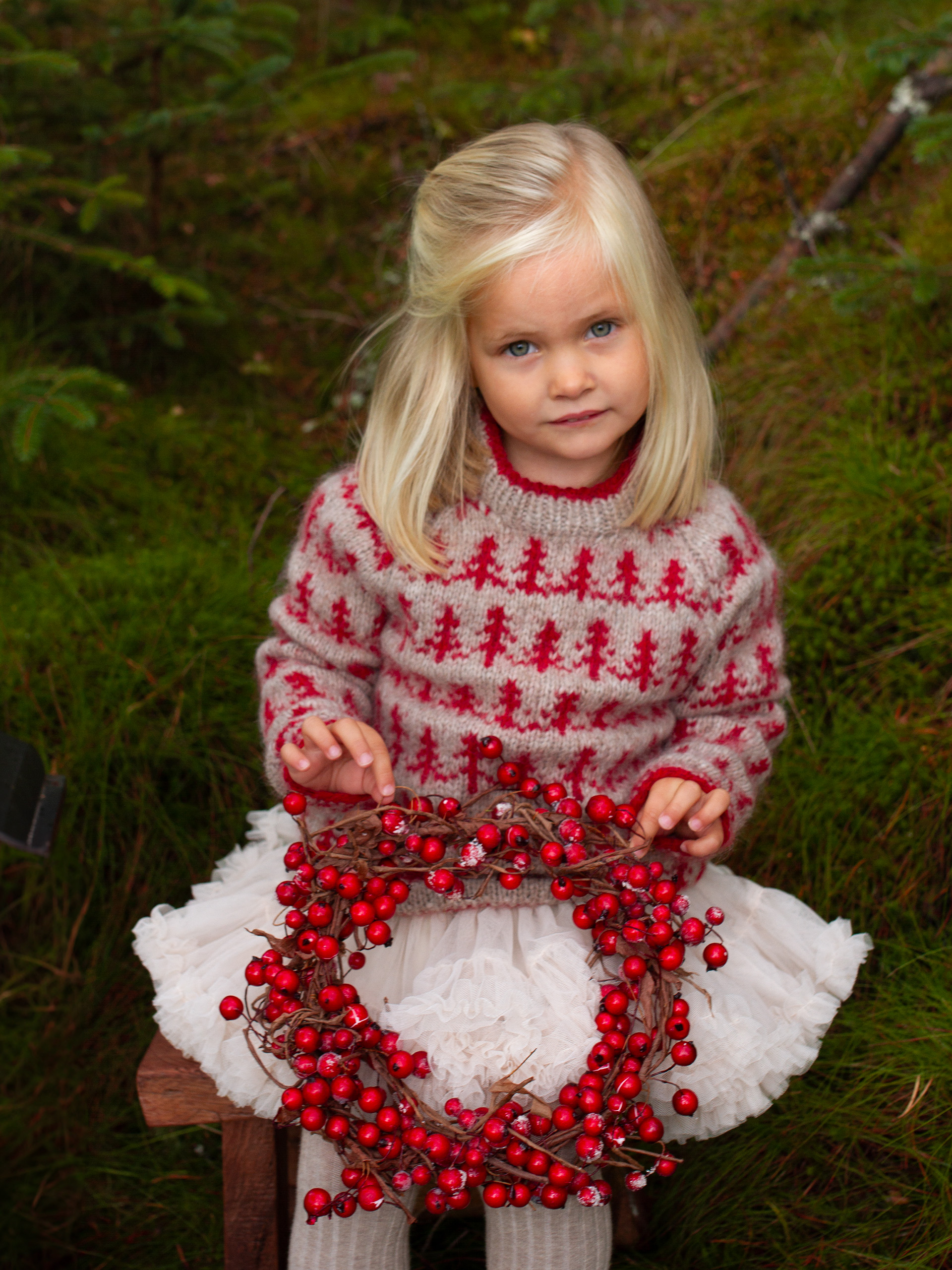 424K-11a&nbsp;TREETOP Kinder Pullover