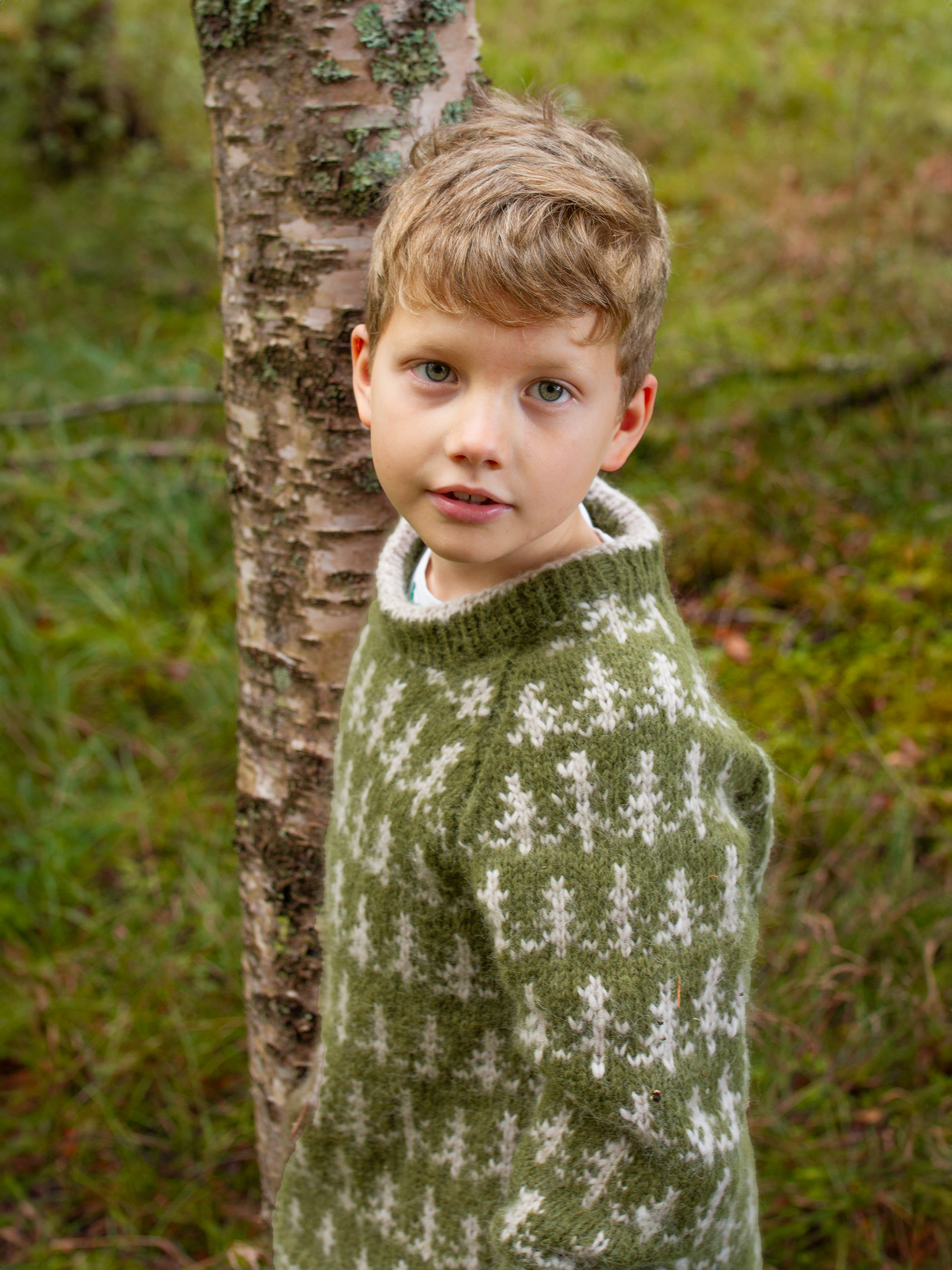 424K-11b&nbsp;TREETOP Kinder Pullover