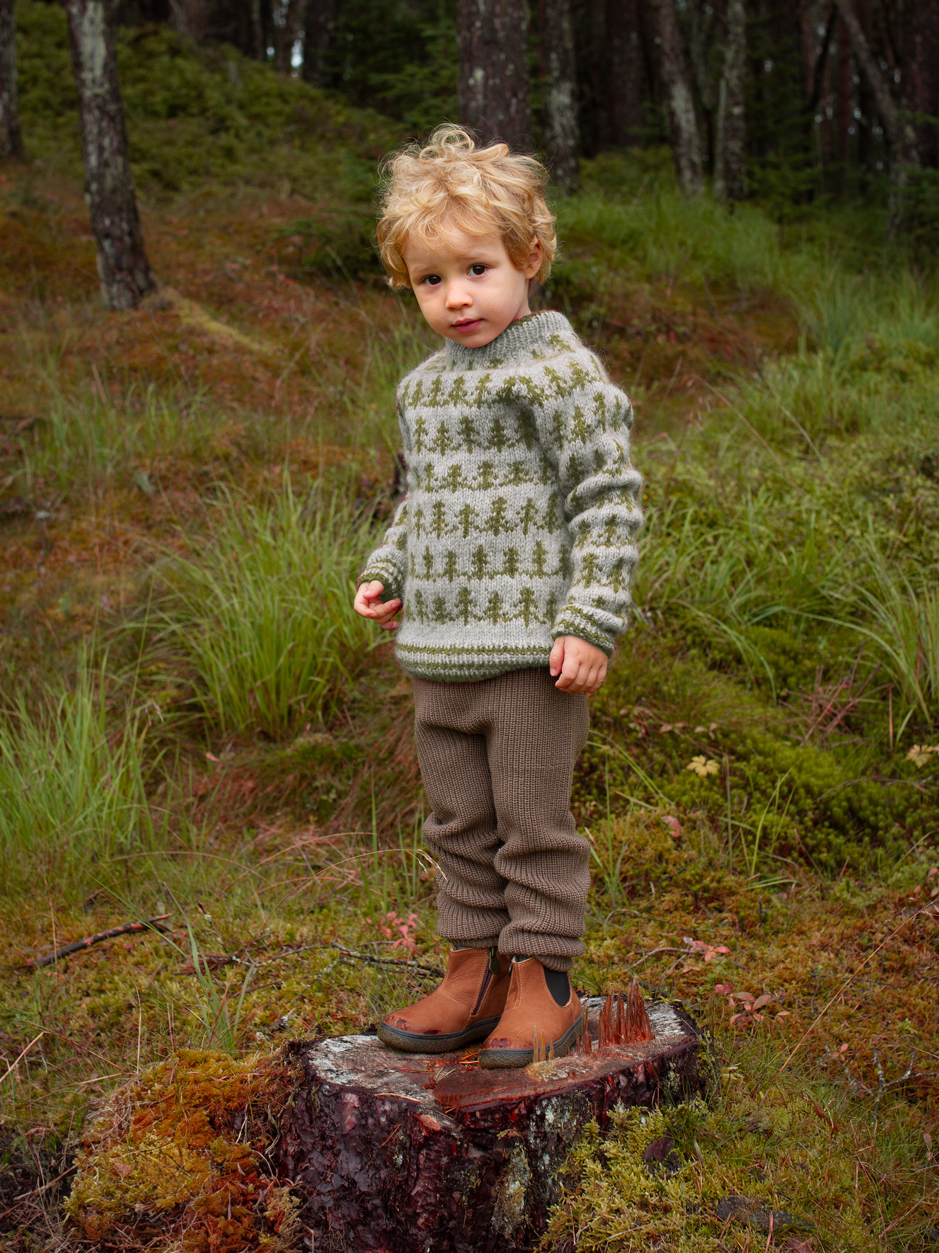 424K-11d&nbsp;TREETOP Kinder Pullover