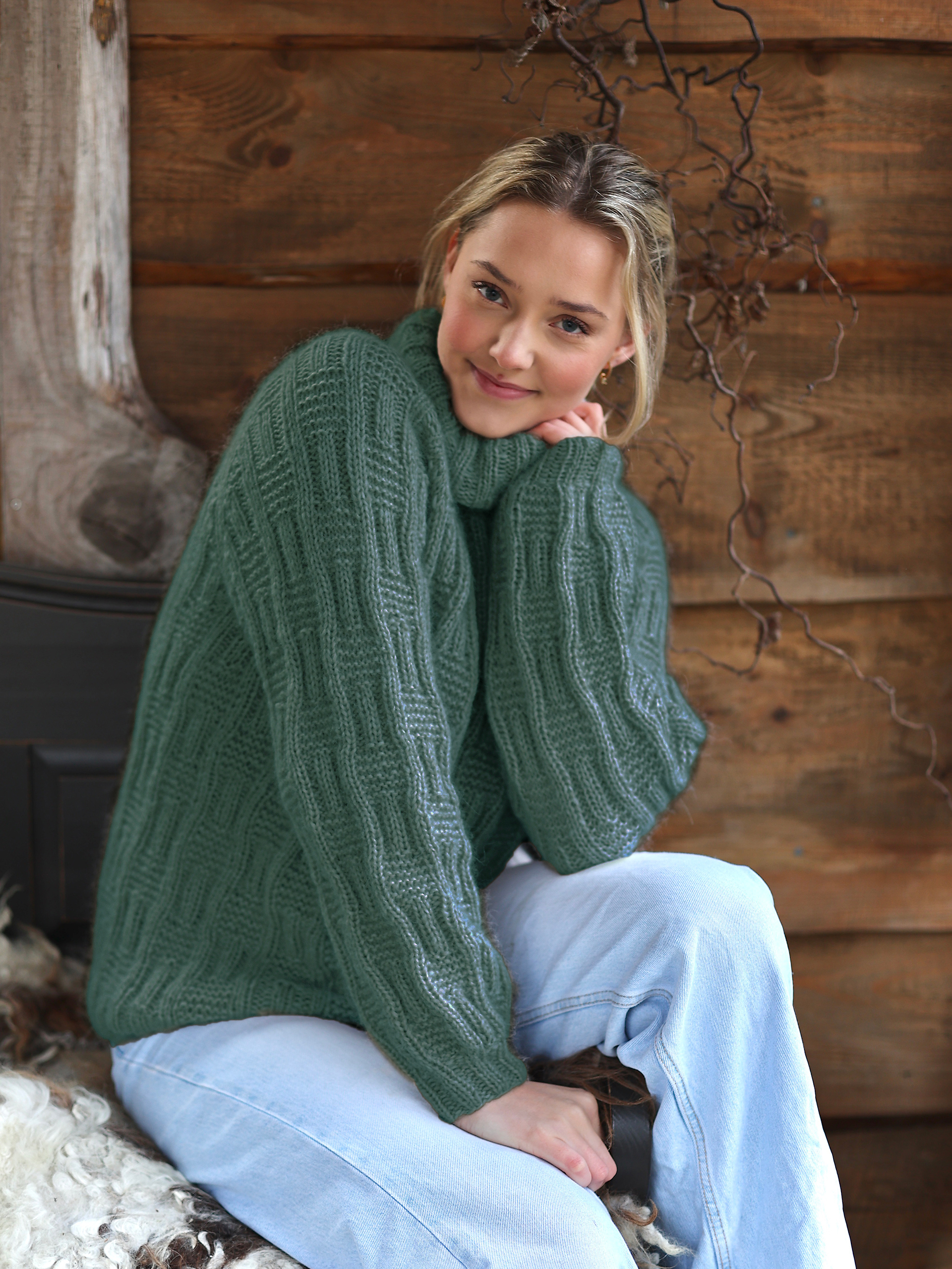 VAGA Pullover jadegrün