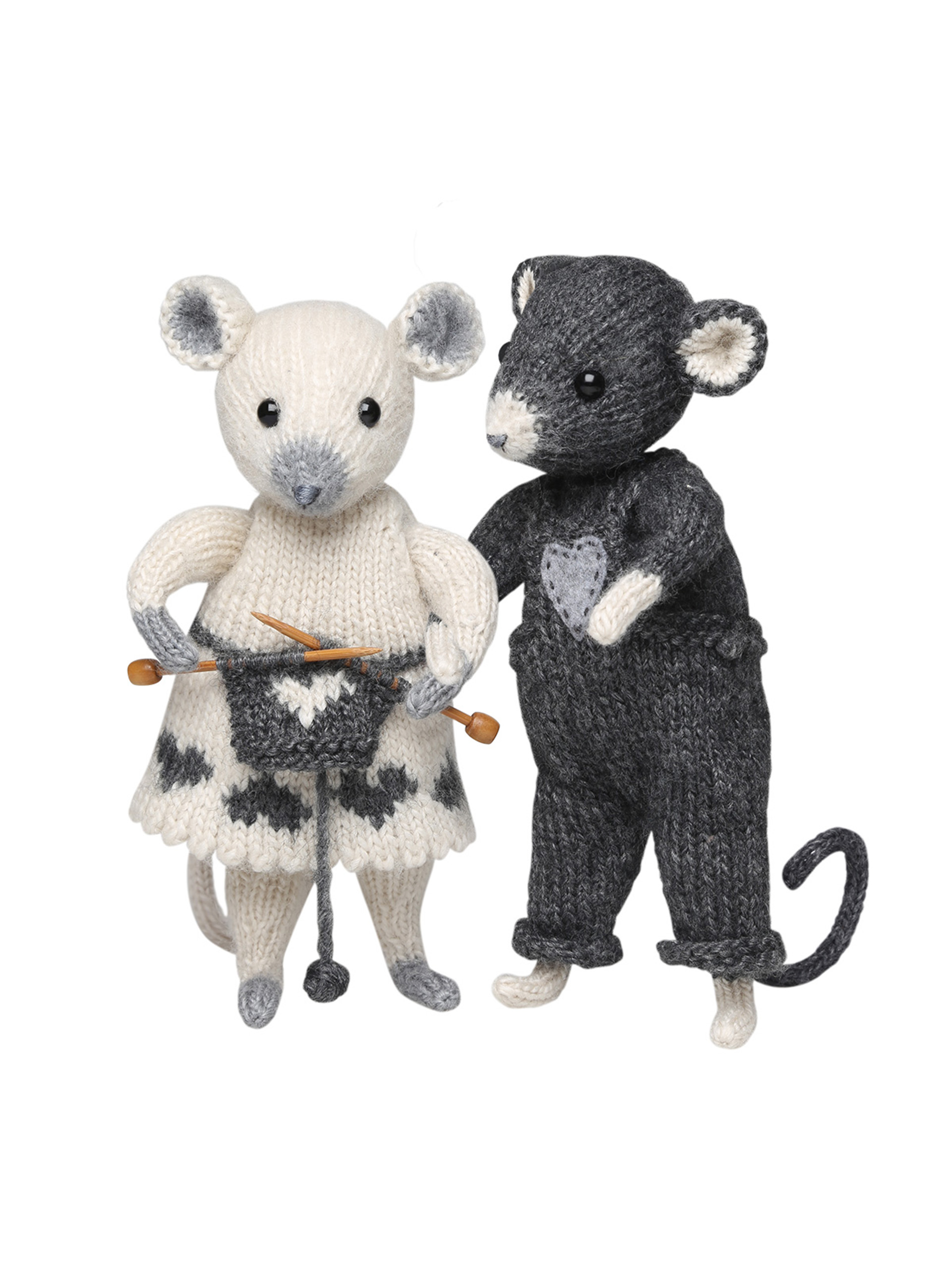 Anna og Peter - Strick-kit- Mäuse- kinder