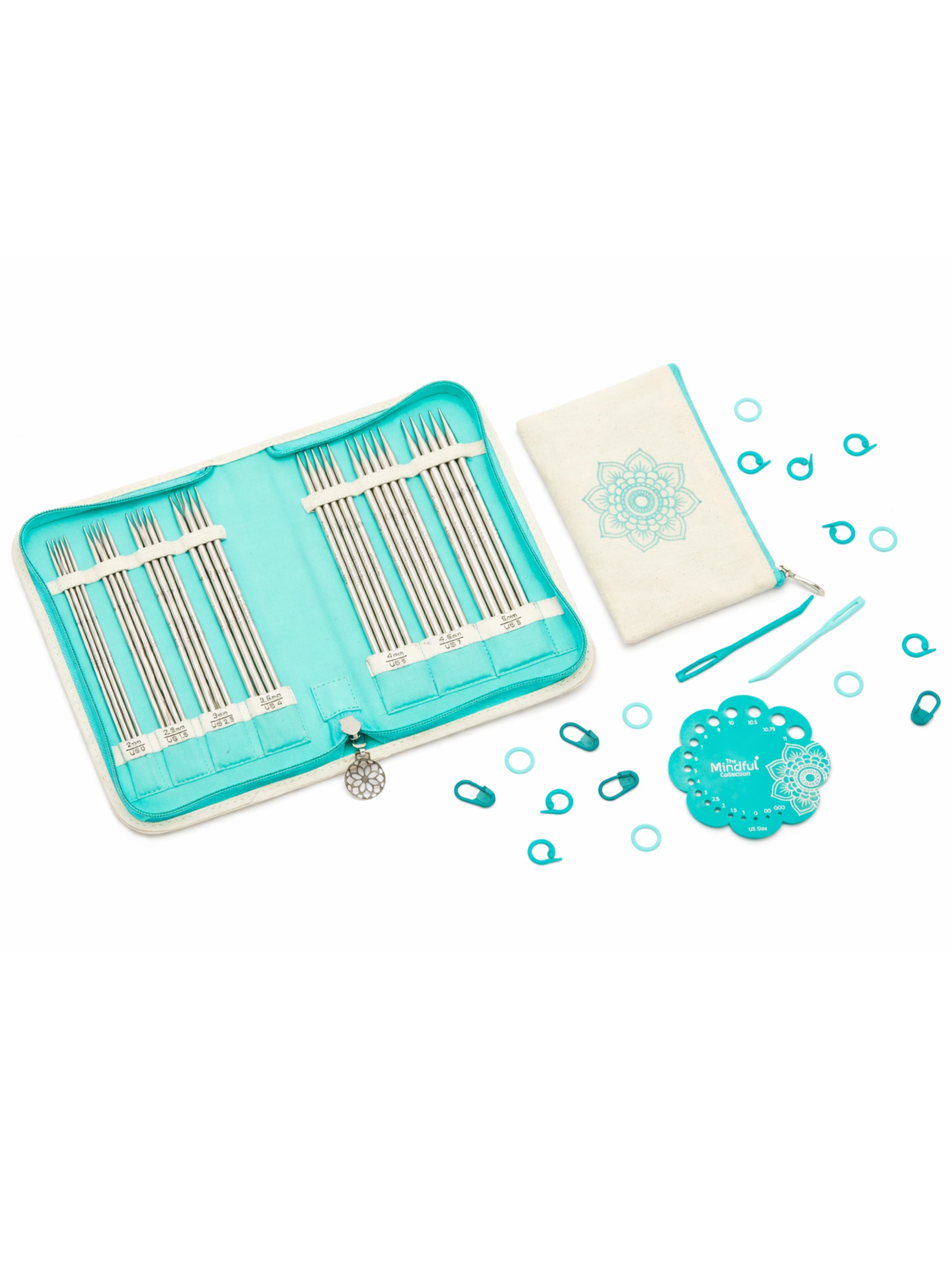 Mindful Grateful, 2,0–5,0 mm Nadelspiel-Set 15 cm