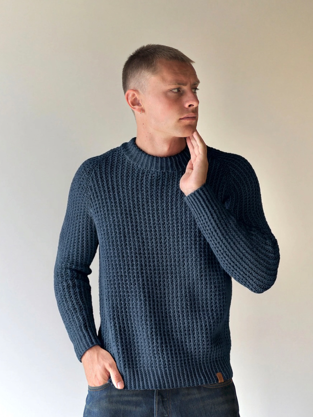 424S-11 SOIE Herren Pullover
