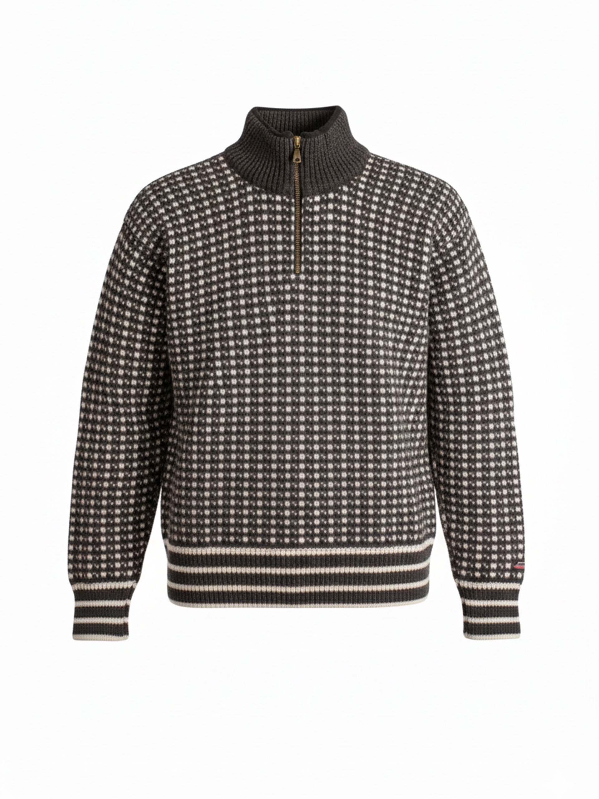 Unisex-Isländerpullover, Anthrazitgrau Größe XL 
