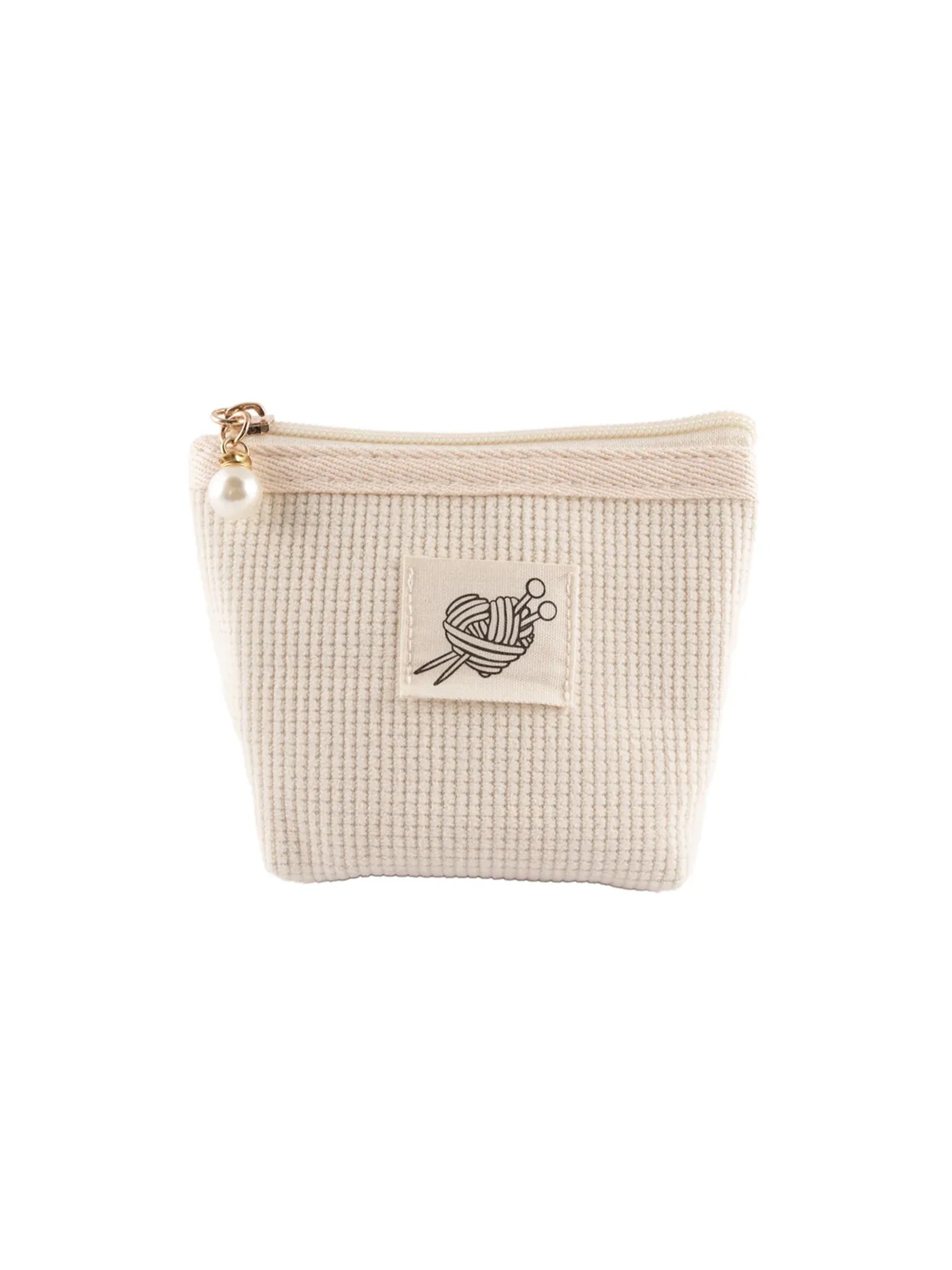 Stricktasche - beige