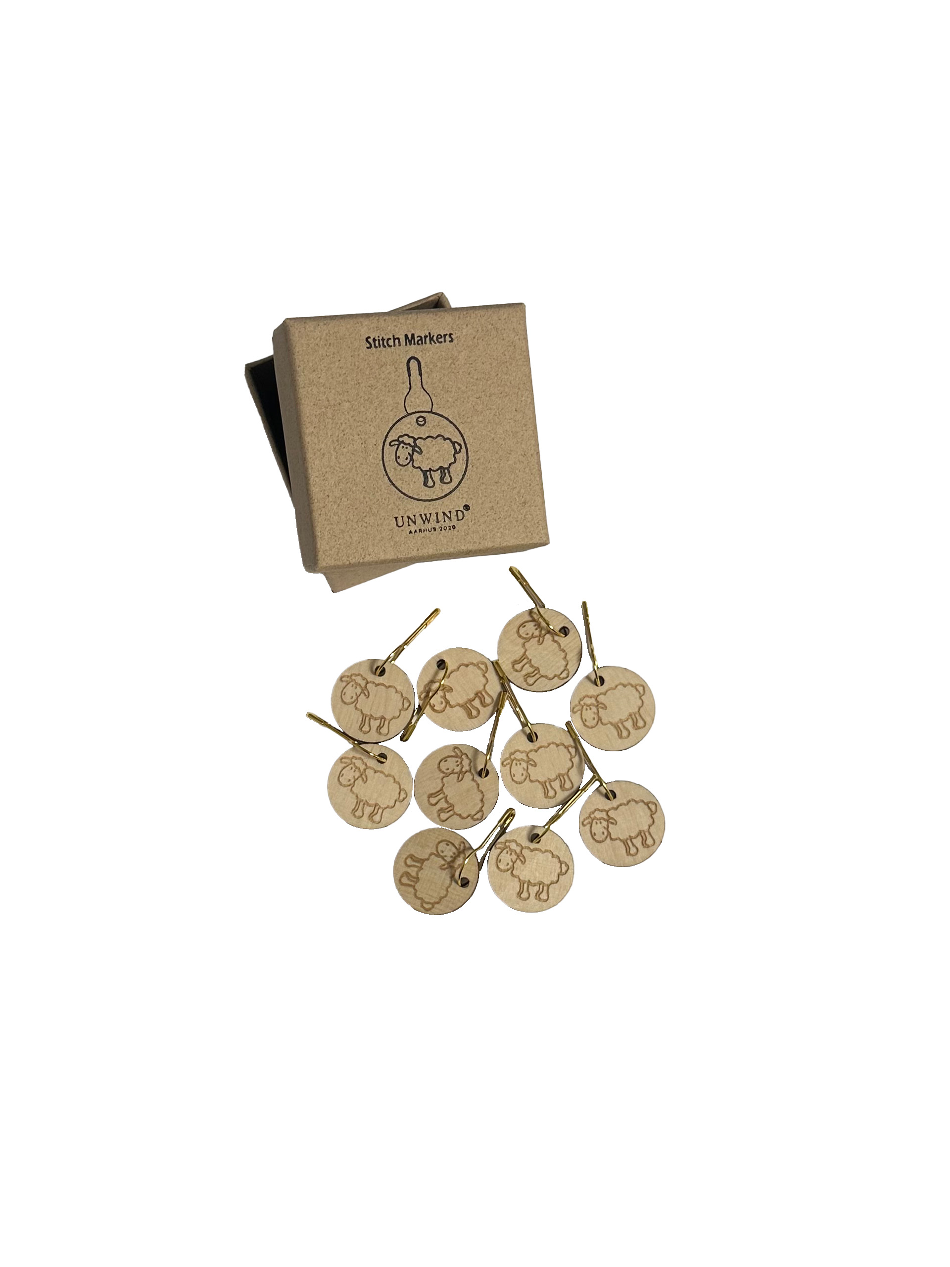 Holzmaskenmarker - Schaf - 10 Stk