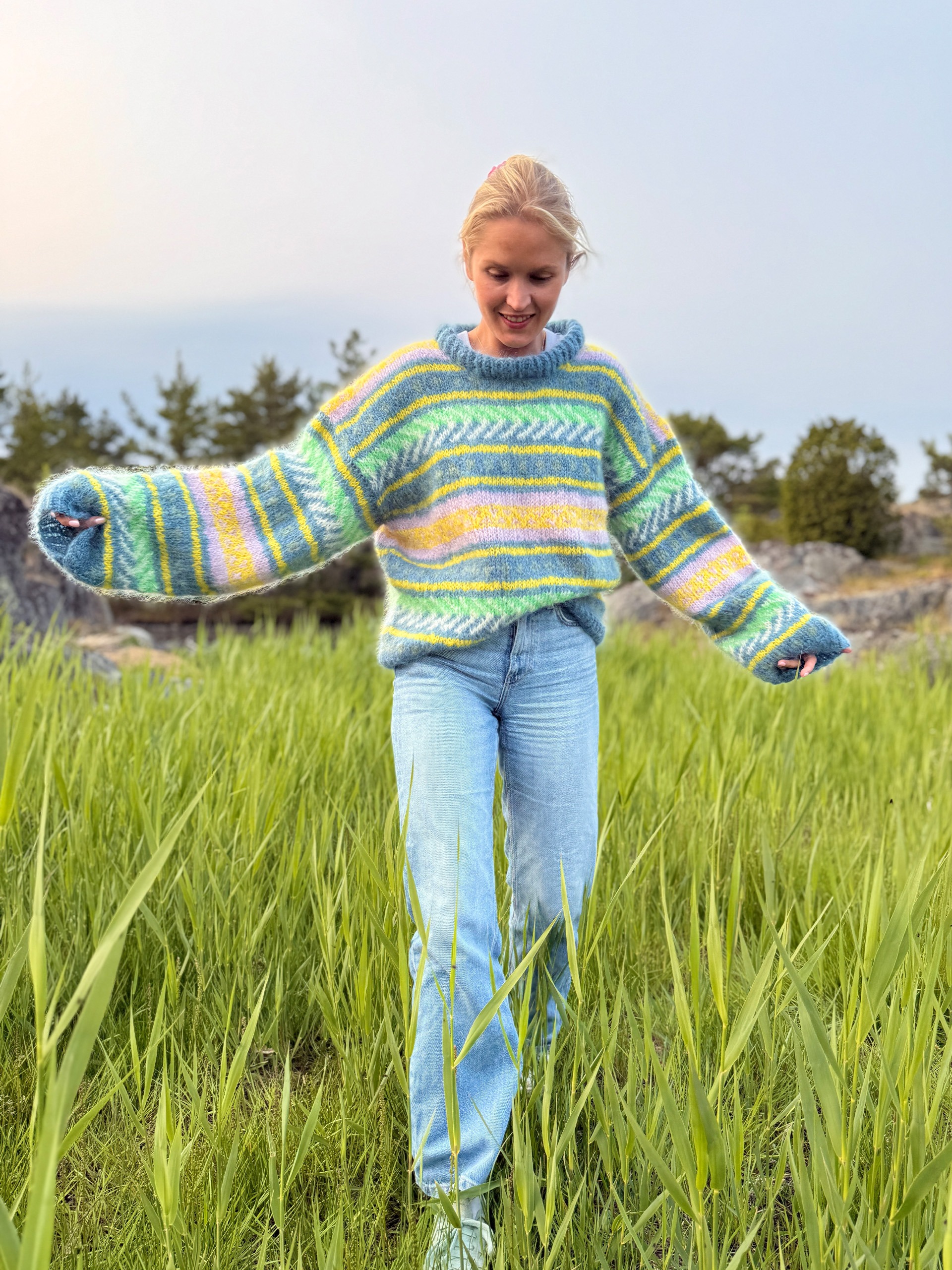 IR 02-02c Hanami Pullover ("Soft"-wolle)