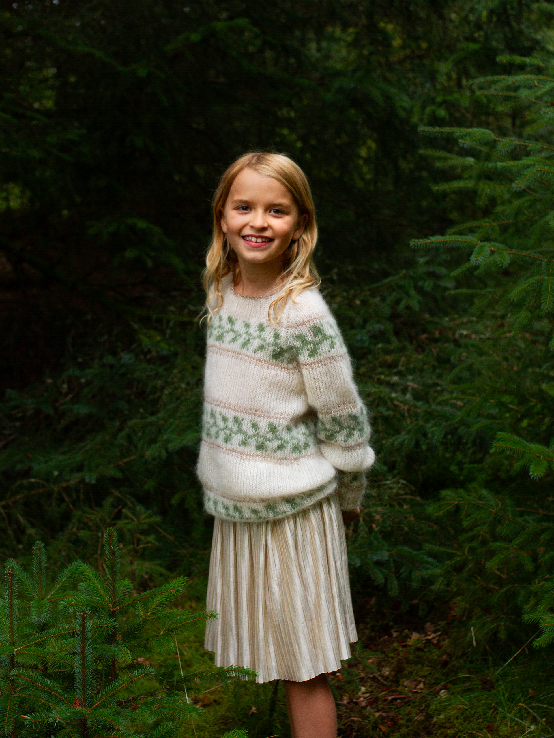 424K-16 WREATH Kinder Pullover