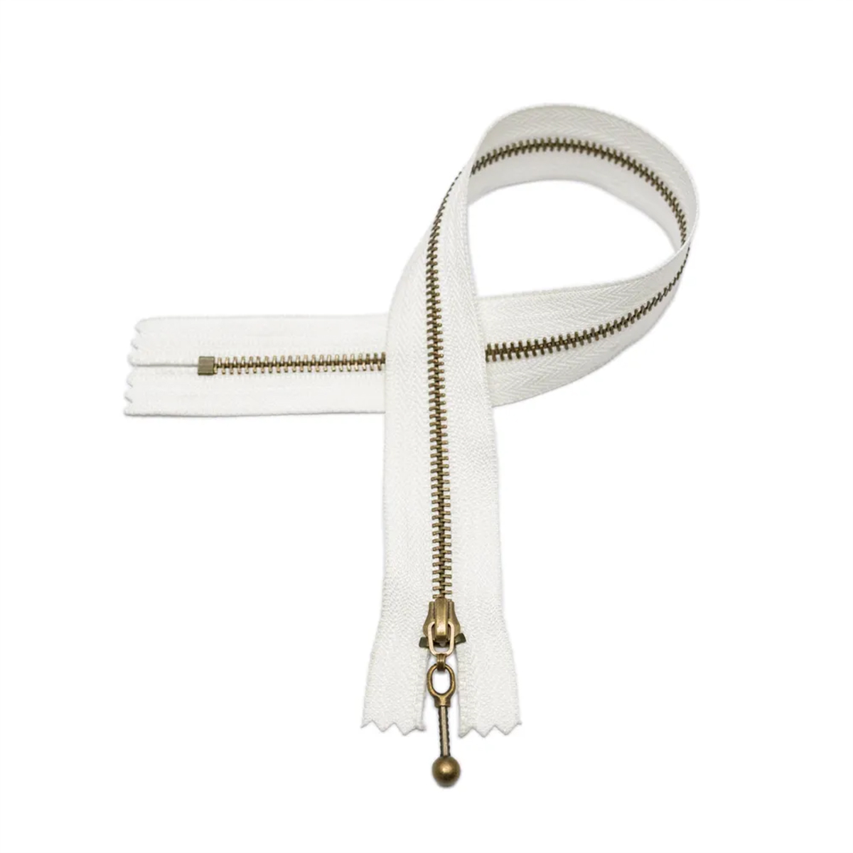 Reißverschluss - Creme - 35cm