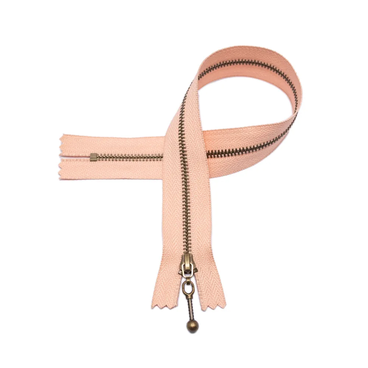 Reißverschluss – Pfirsich – 18 cm