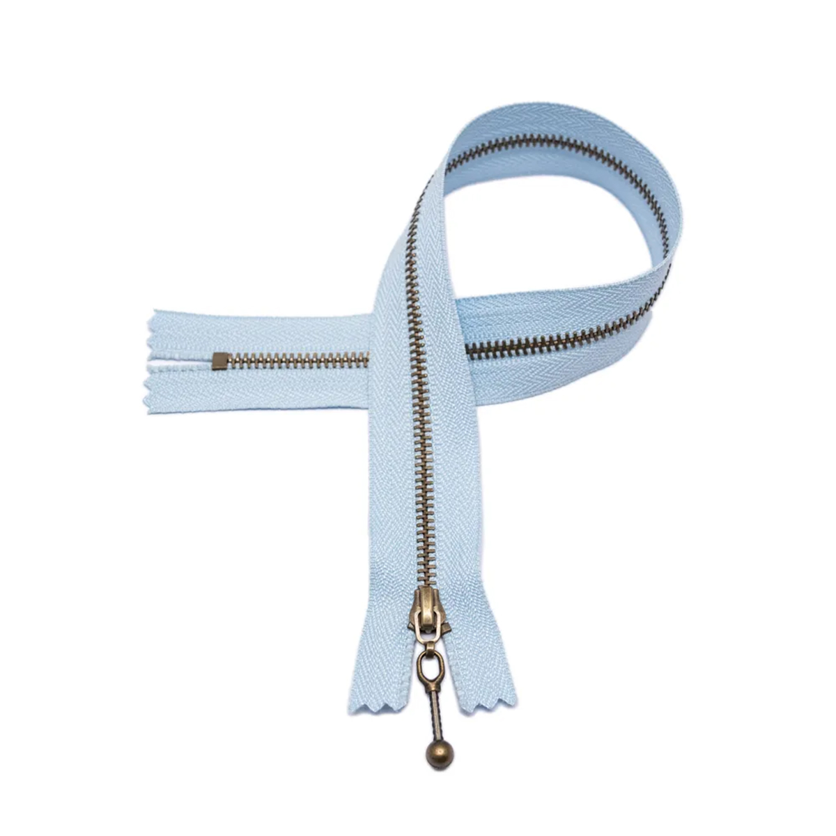 Reißverschluss - Hellblau - 18cm