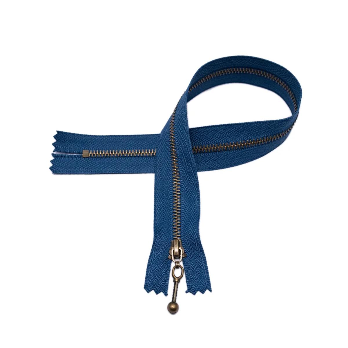 Reißverschluss - blau - 35cm